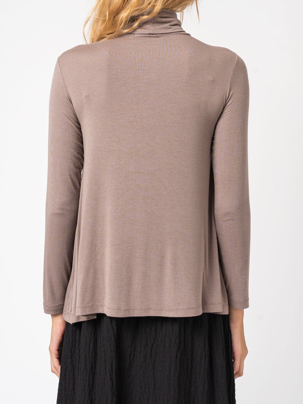 Flared Turtleneck Shirt - by TRANSIT