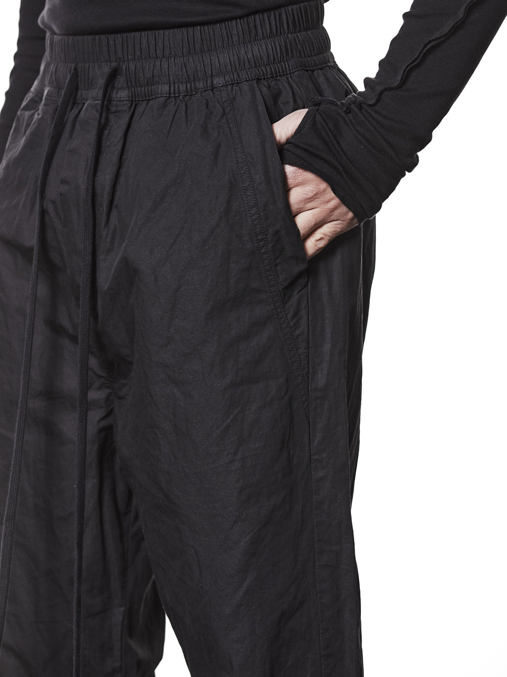 Garment - Washed Cropped Trousers - by THOM KROM