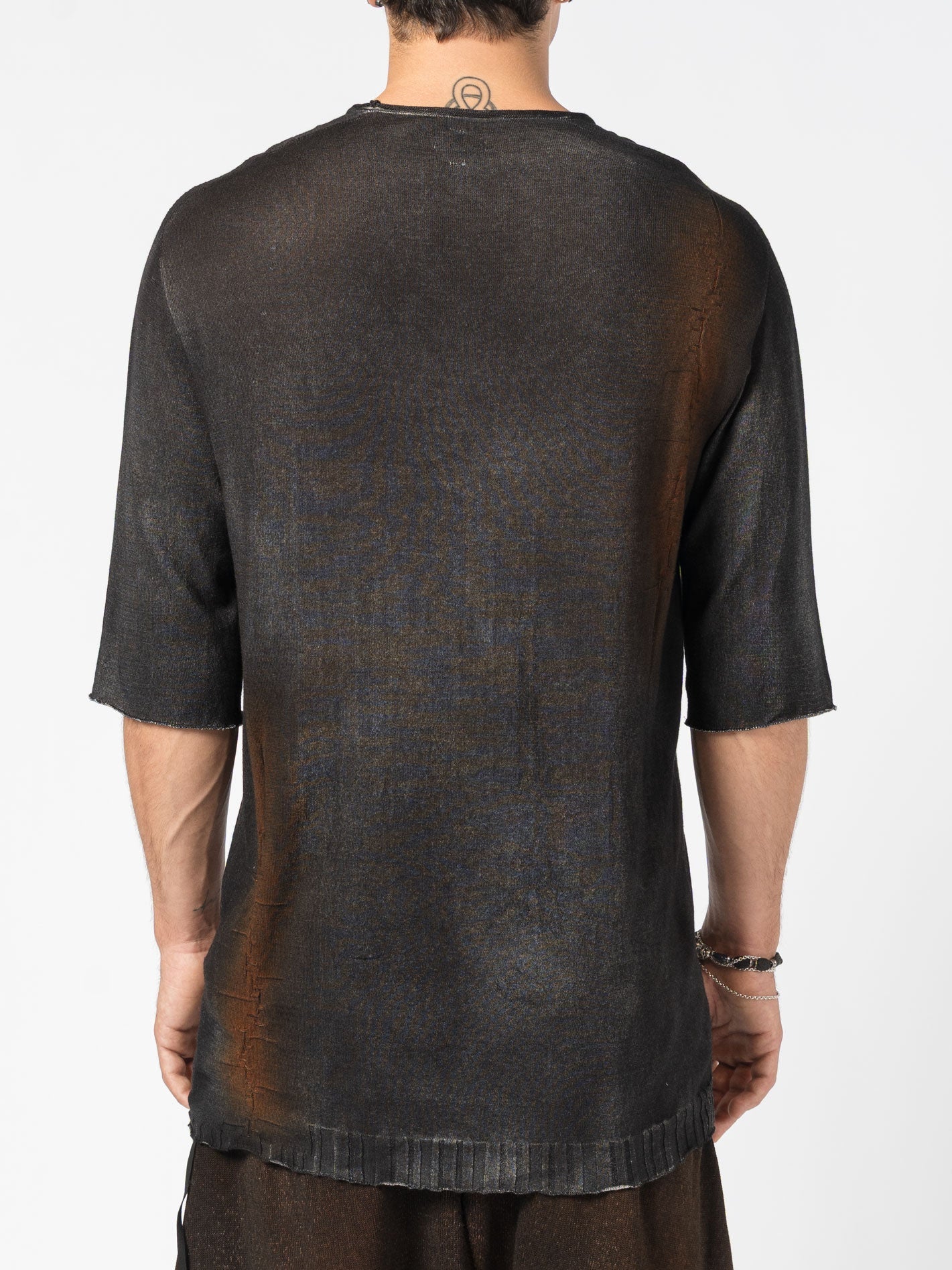 Hand - Dyed Distressed Tee - by MD75