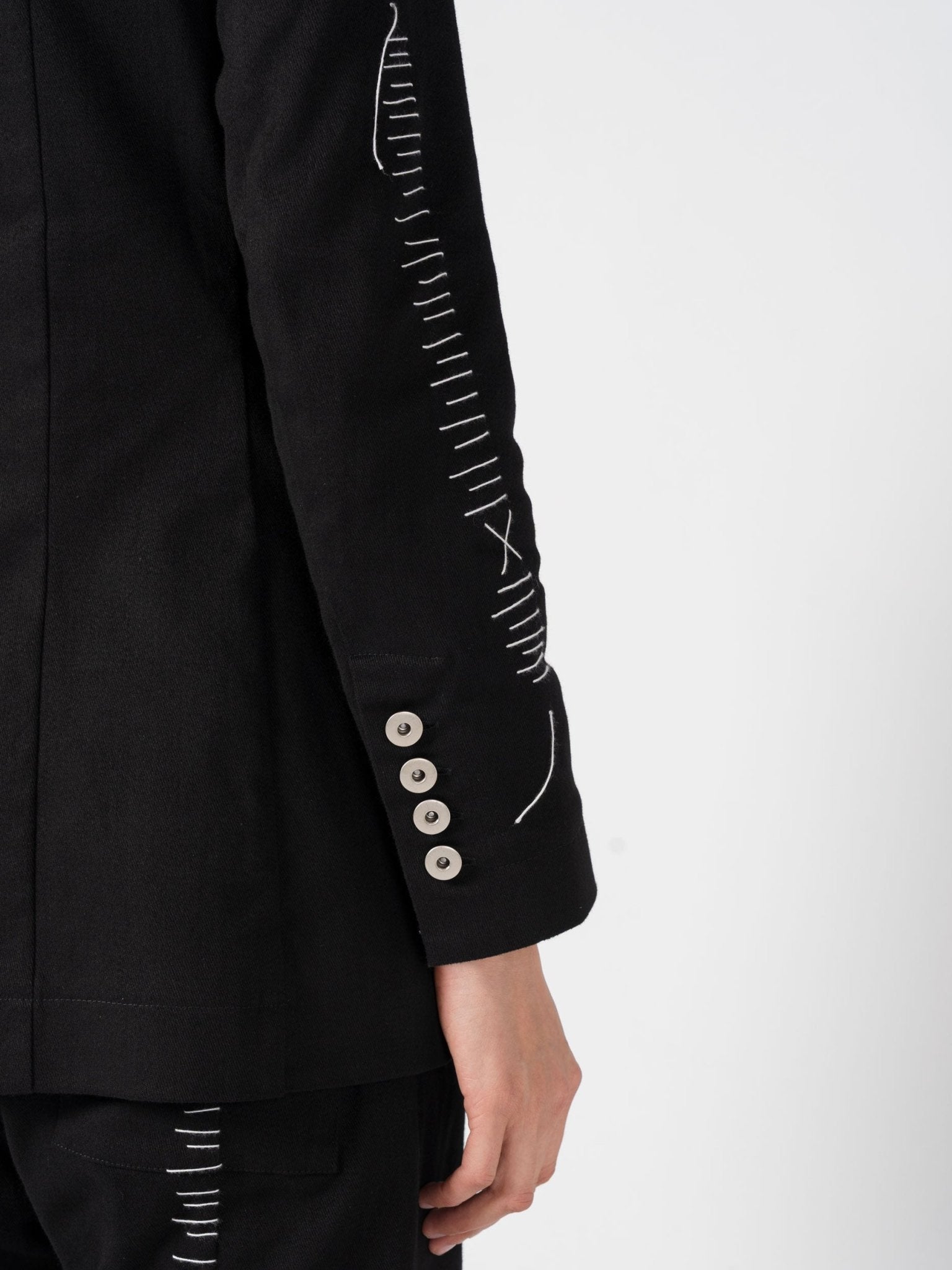 Hand - Stitched Cotton Jacket - by 139DEC
