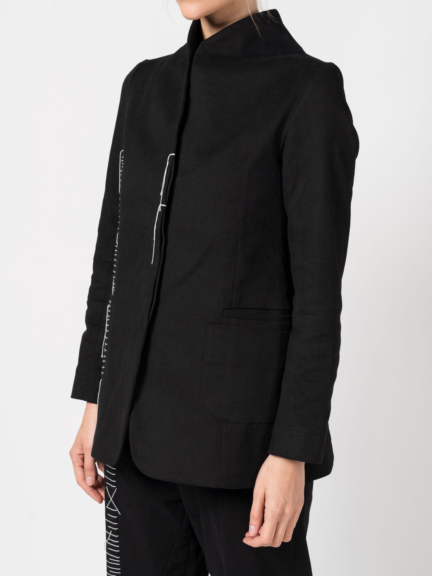 Hand - Stitched Cotton Jacket - by 139DEC