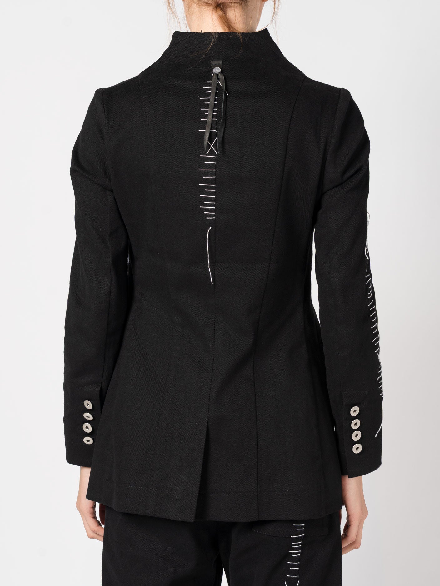 Hand - Stitched Cotton Jacket - by 139DEC