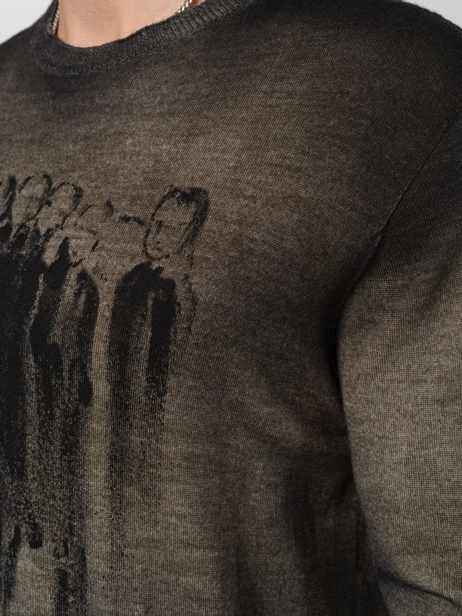 Handmade Printed Wool Sweater - by MD75