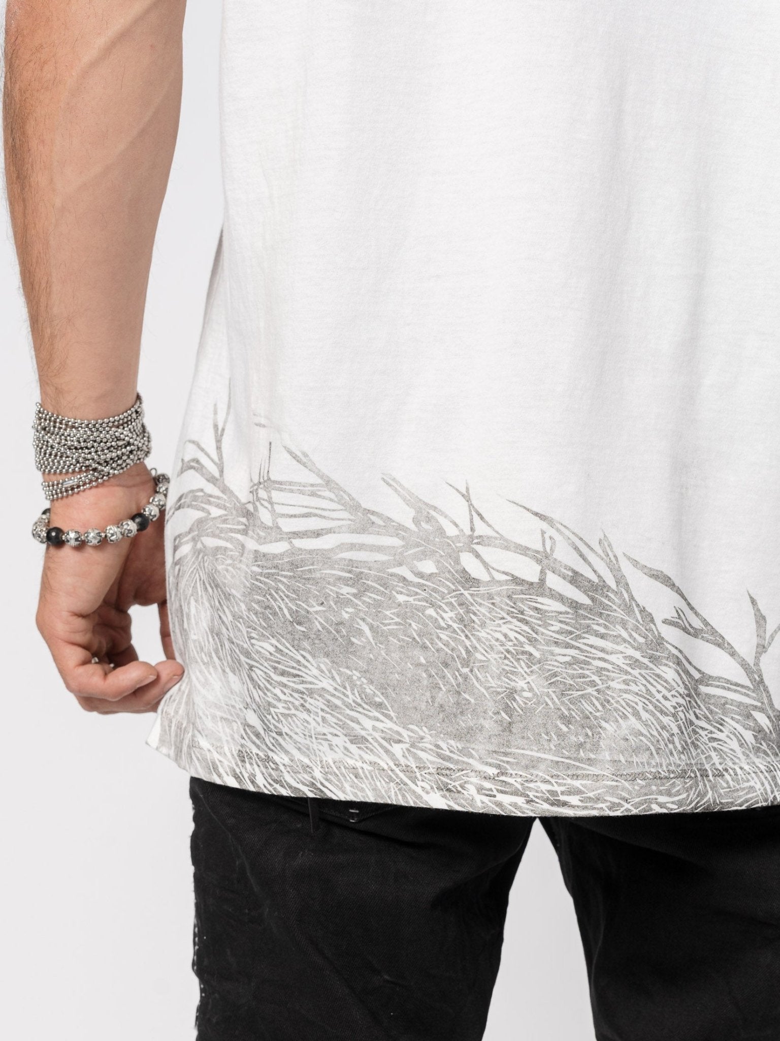 Handmade Stamp Graphic Tee - by MD75