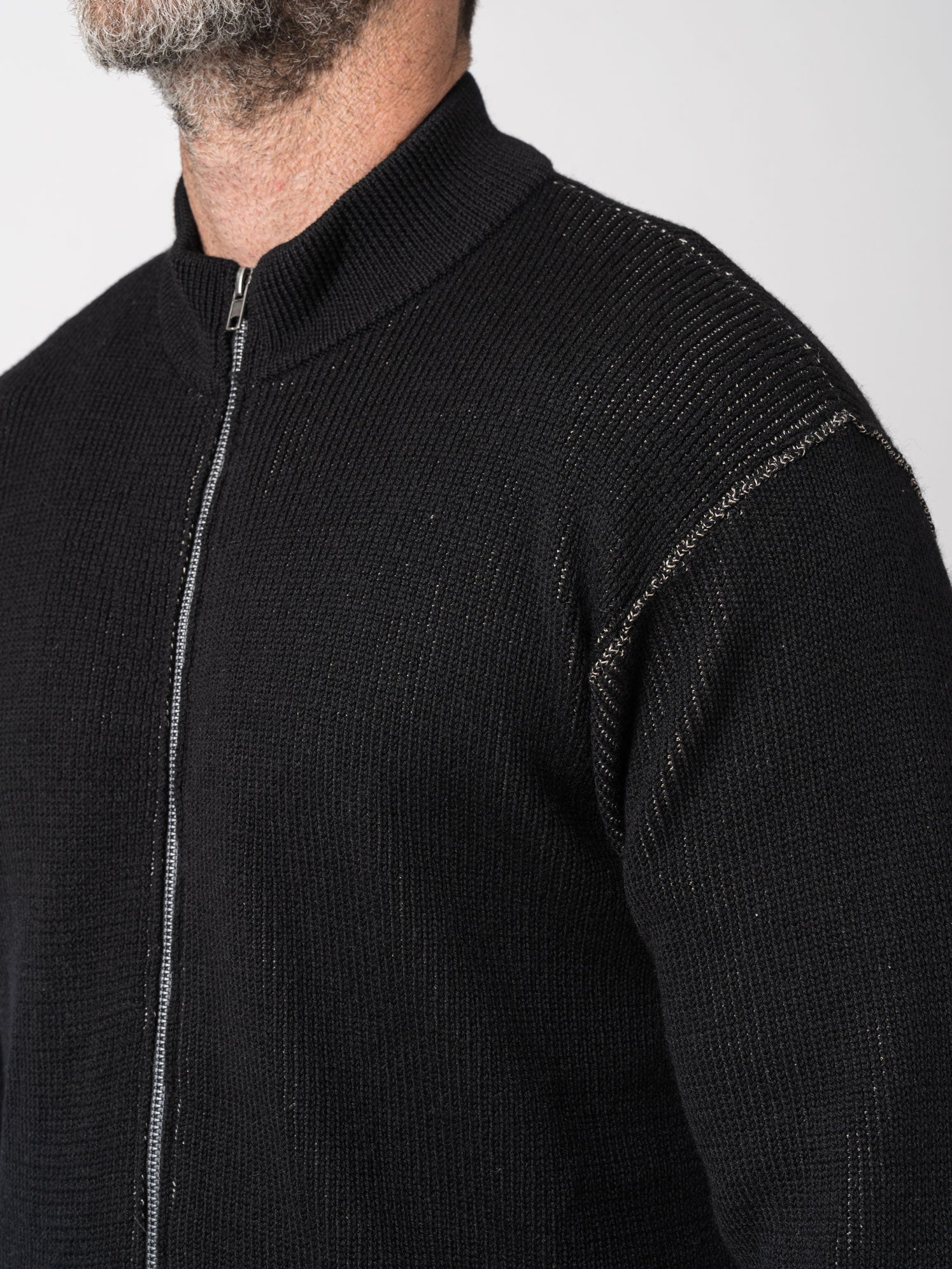 High - Neck Zip - Up Jacket - by TRANSIT UOMO
