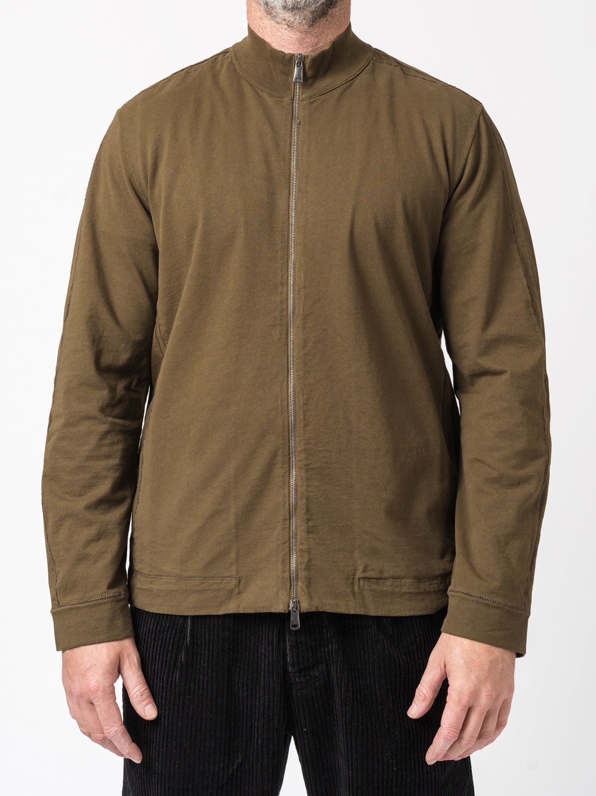 High - Neck Zip - Up Jacket - by TRANSIT UOMO