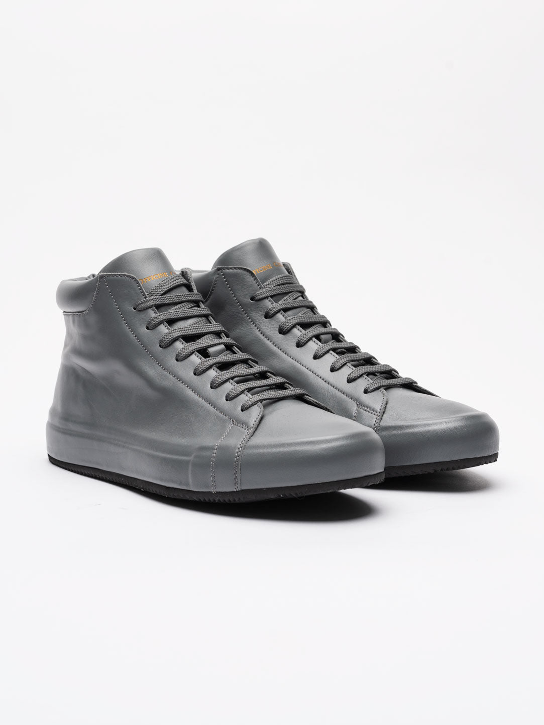 High - Top Leather Sneakers - by OFFICINE CREATIVE