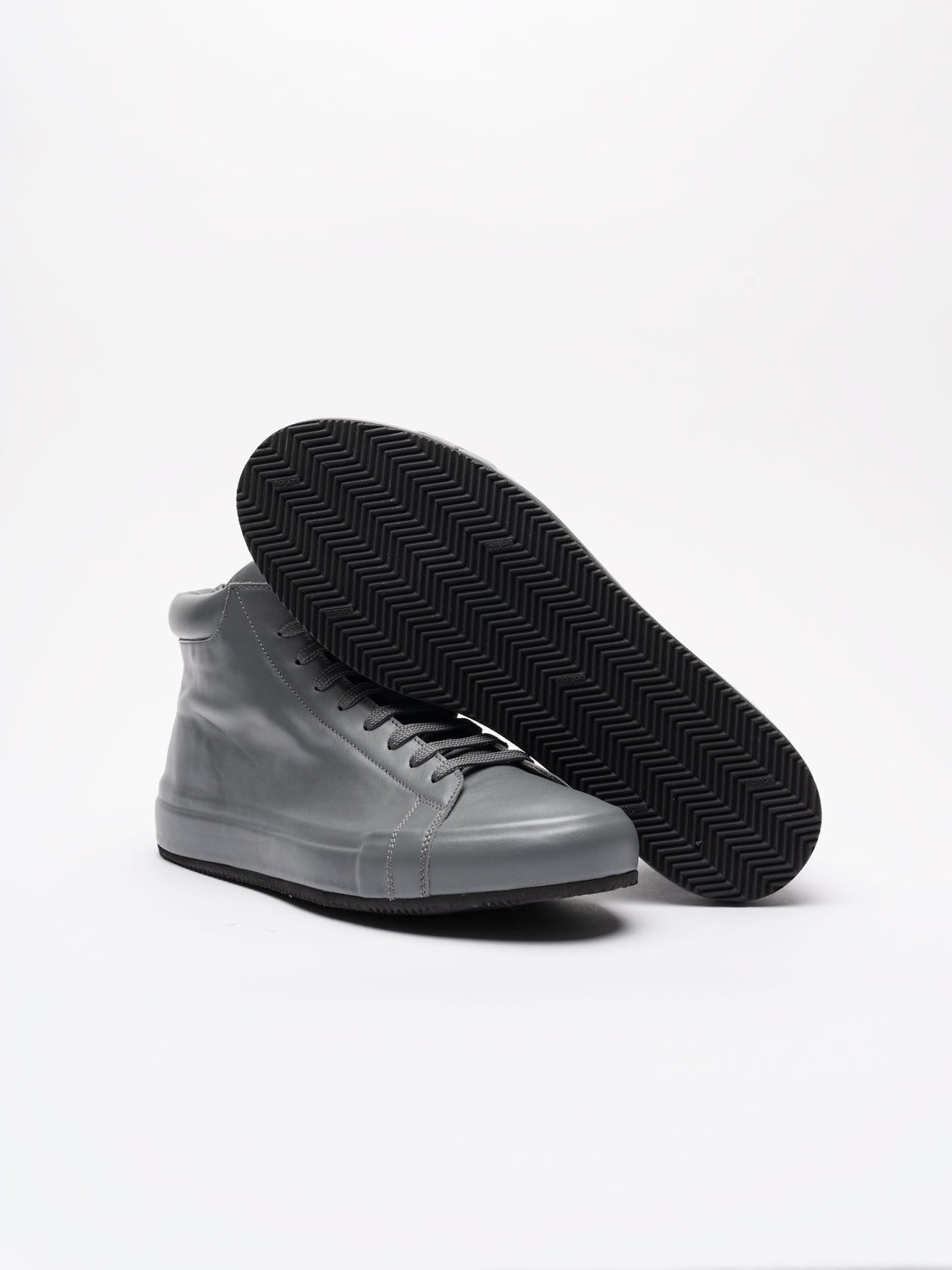 High - Top Leather Sneakers - by OFFICINE CREATIVE