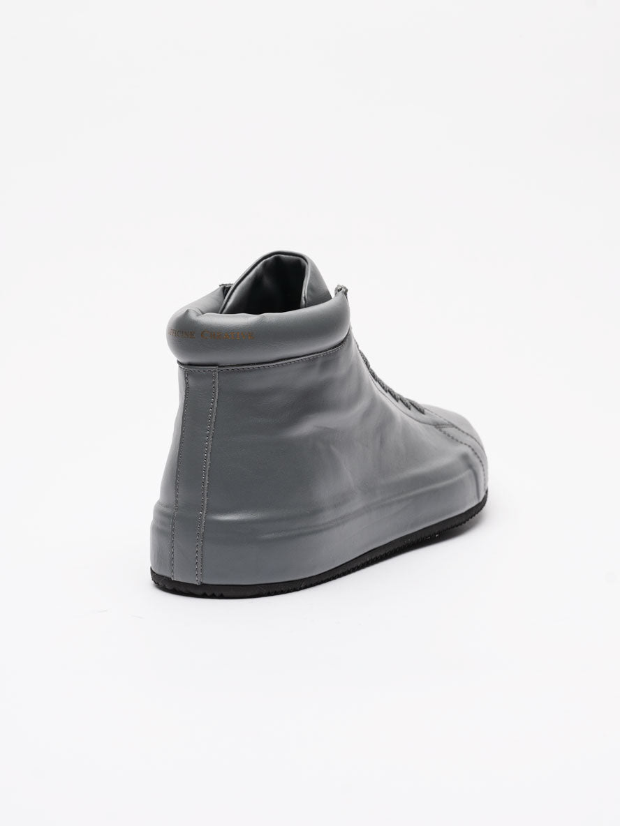 High - Top Leather Sneakers - by OFFICINE CREATIVE