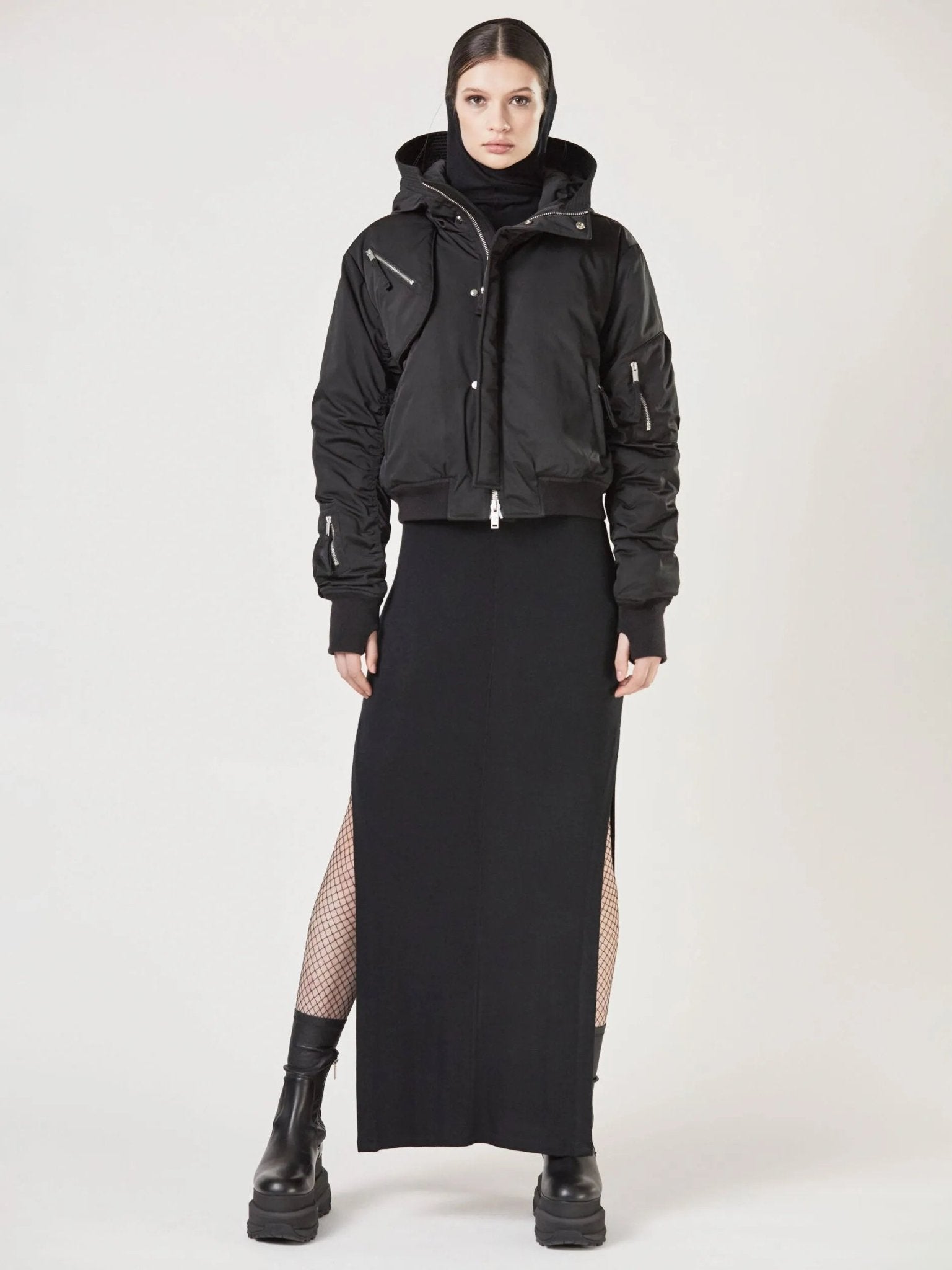 High waist long skirt - by THOM KROM