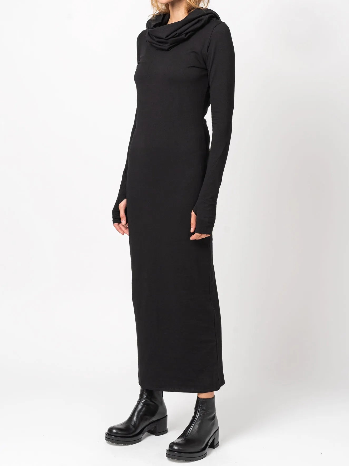 Hooded Midi Dress - by NOSTRA SANTISSIMA