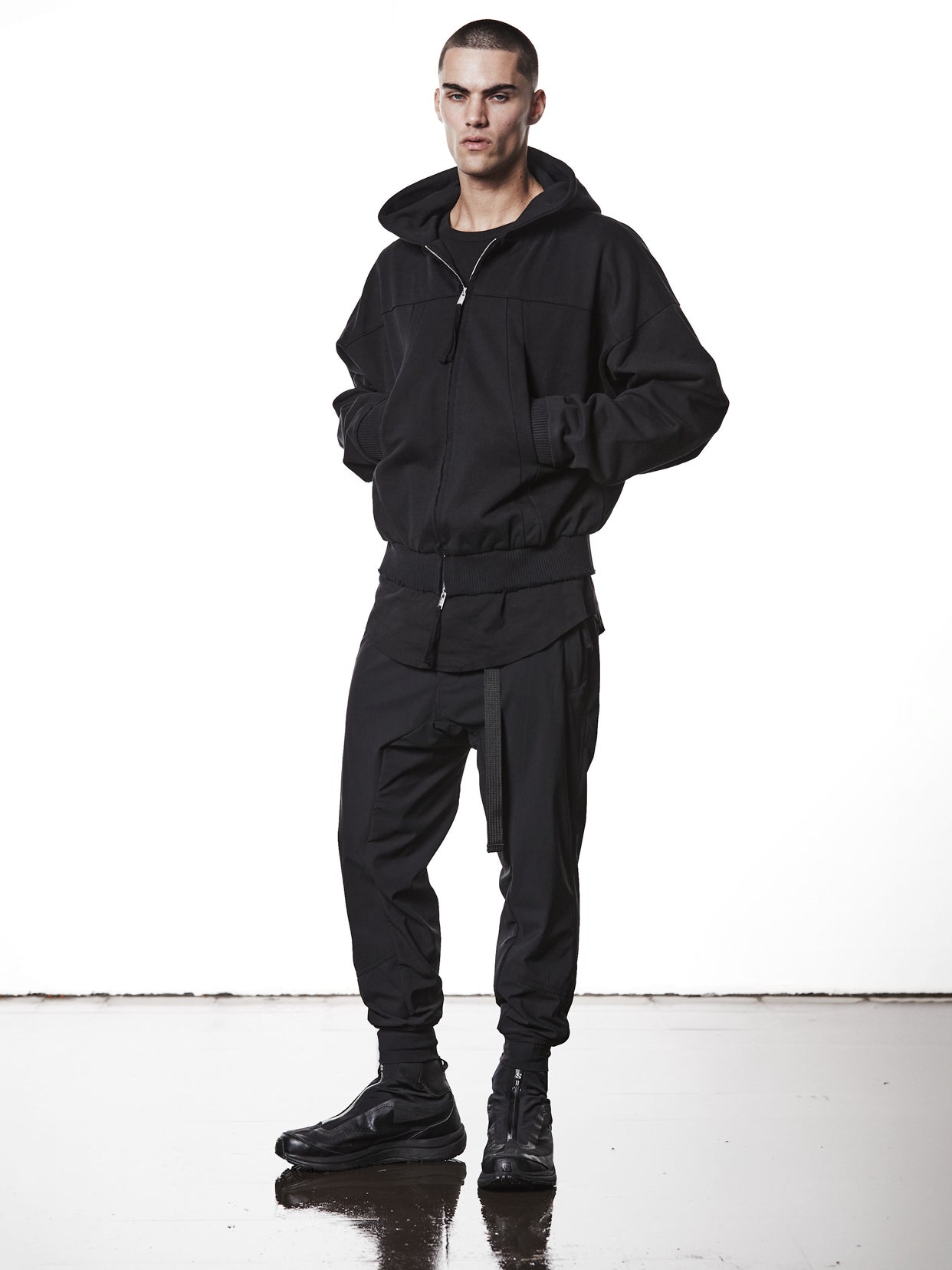 Hooded Sweat Jacket - by THOM KROM