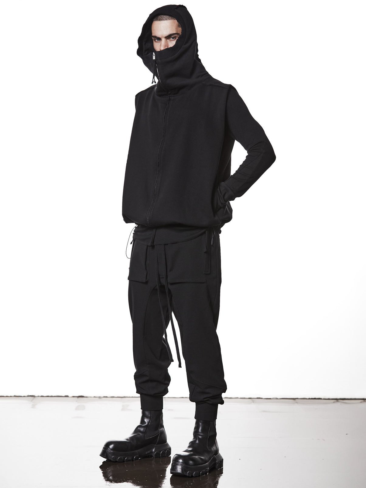 Hooded Vest - by THOM KROM