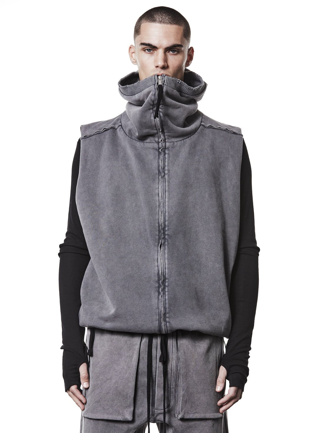 Hooded Vest - by THOM KROM