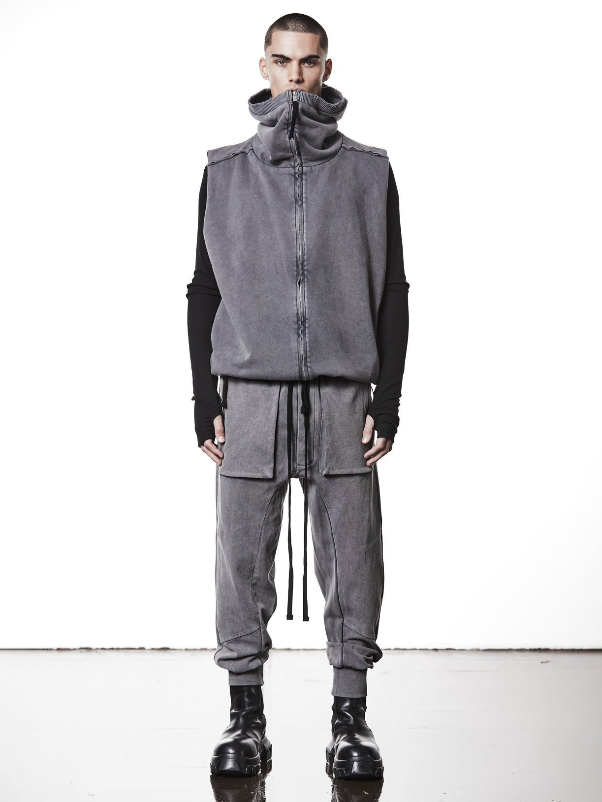 Hooded Vest - by THOM KROM