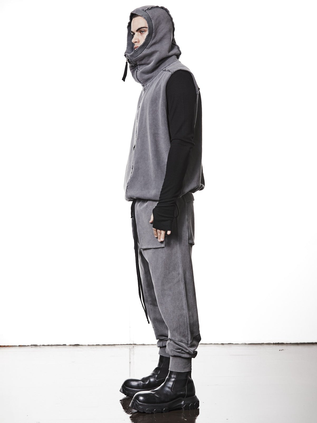 Hooded Vest - by THOM KROM