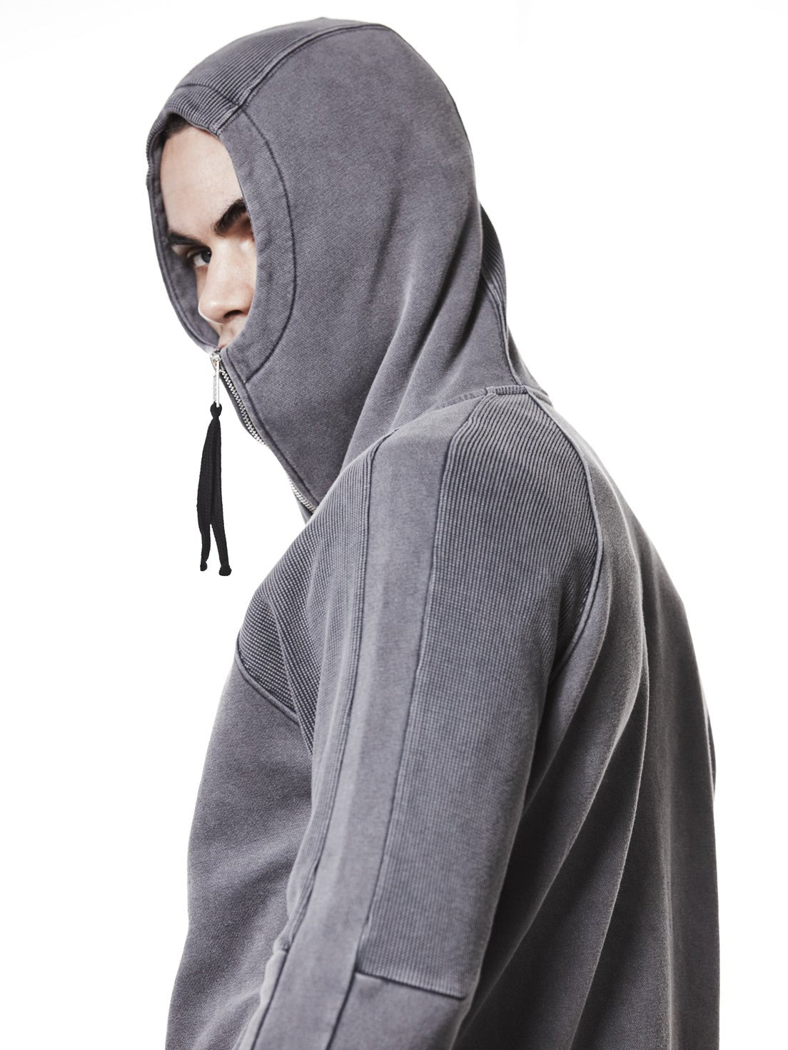 Hooded Zip Jacket - by THOM KROM