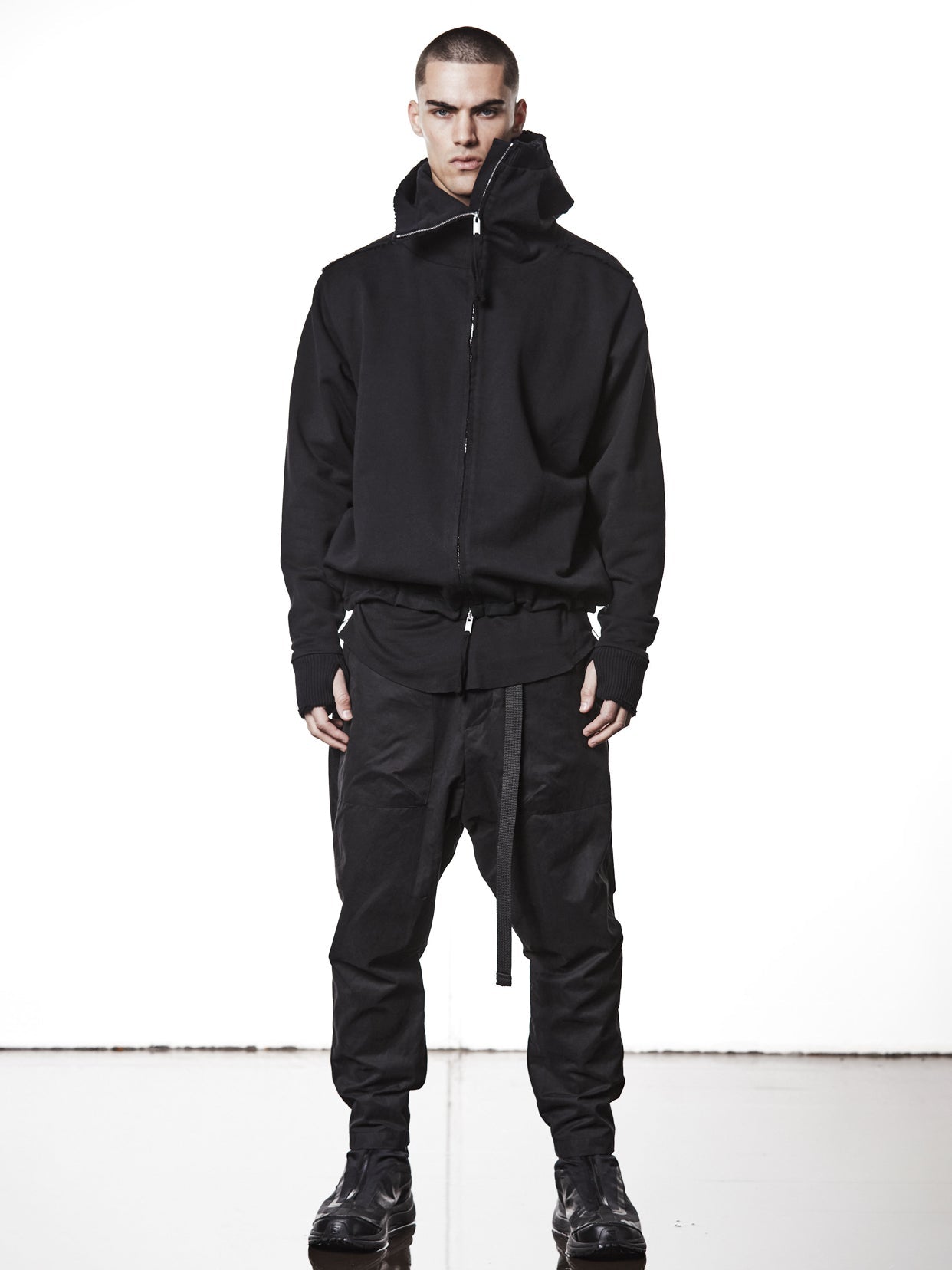 Hooded Zip Jacket - by THOM KROM
