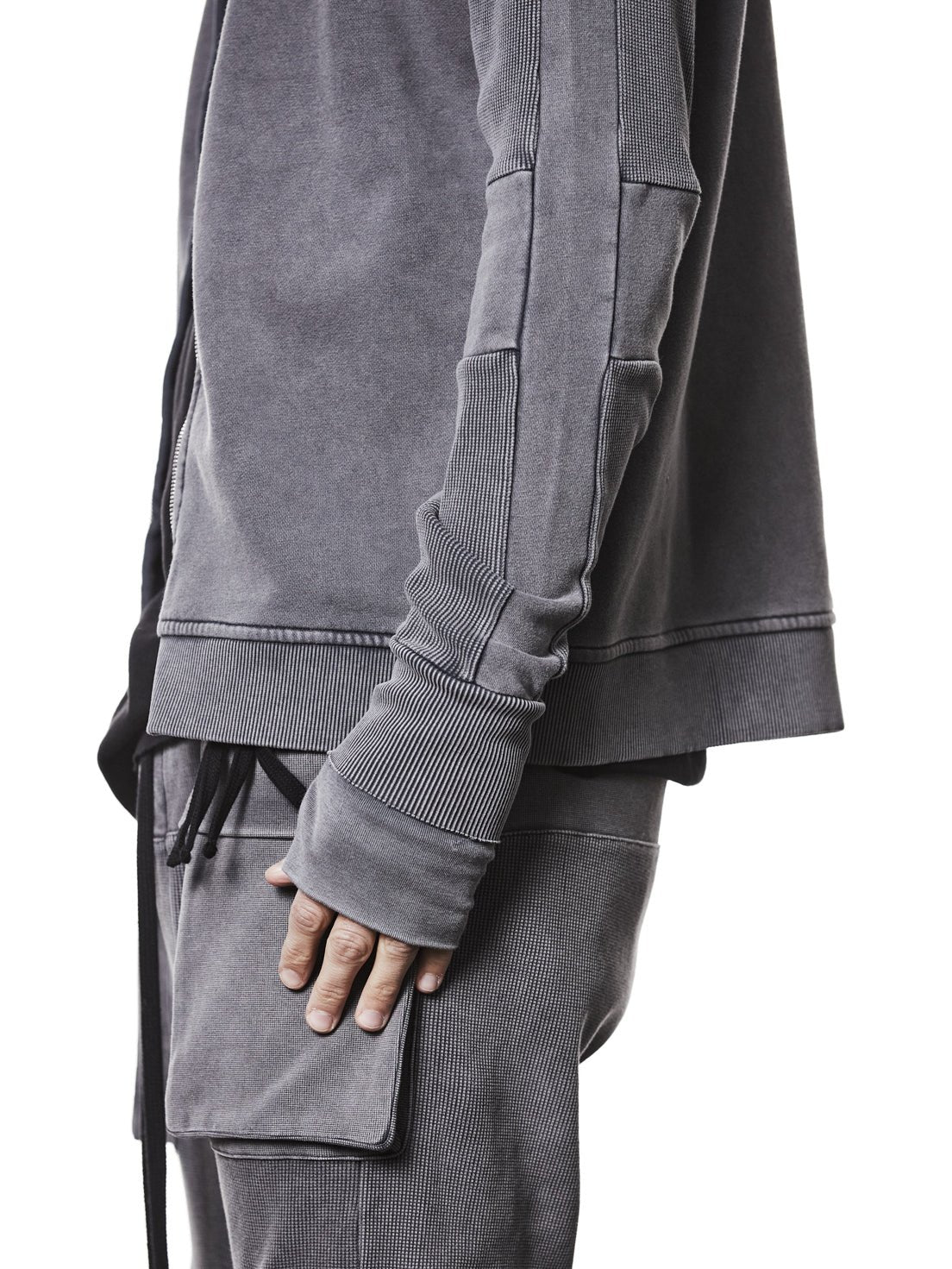 Hooded Zip Jacket - by THOM KROM