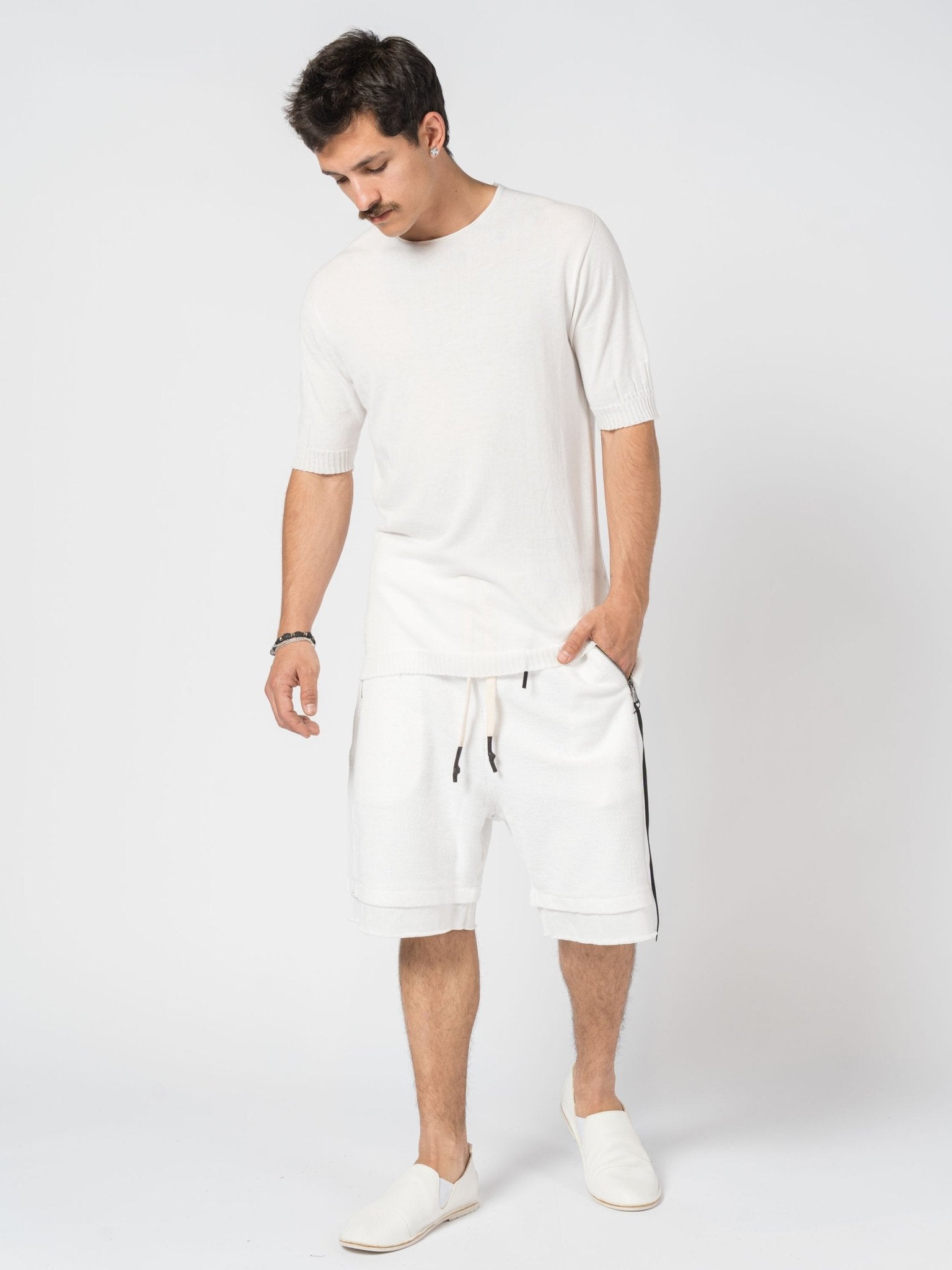 Knit Short Sleeve Tee - by MD75