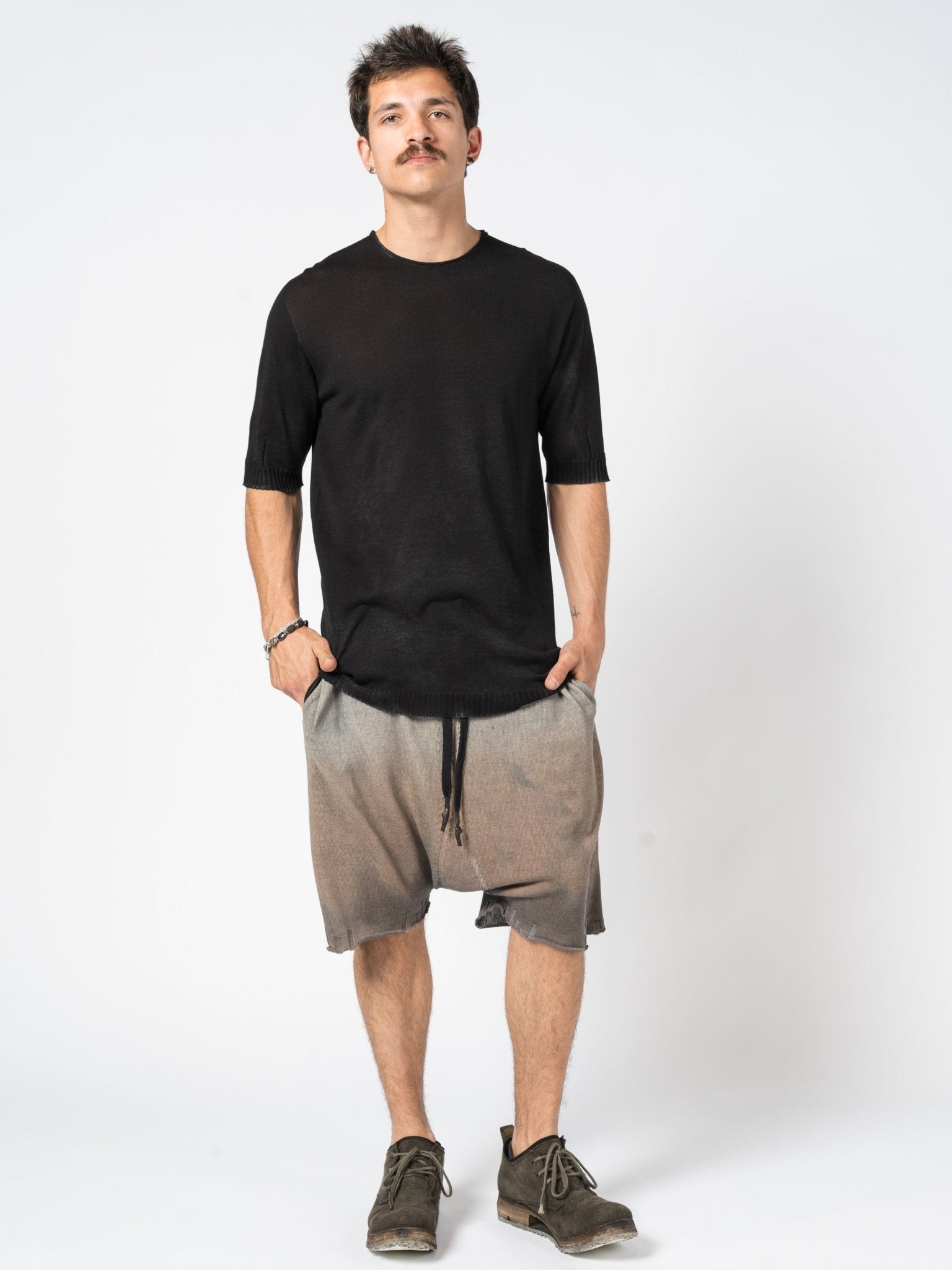 Knit Short Sleeve Tee - by MD75