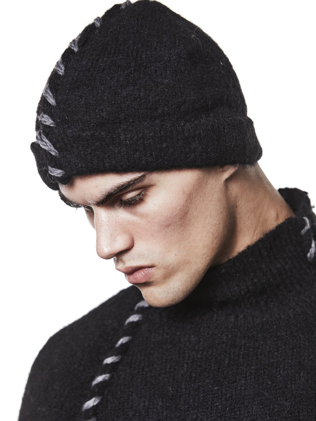 Knitted Beanie Hat - by THOM KROM