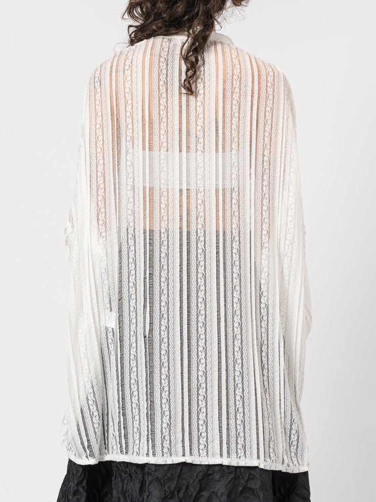 Lace Button - Up Shirt - by NOSTRA SANTISSIMA