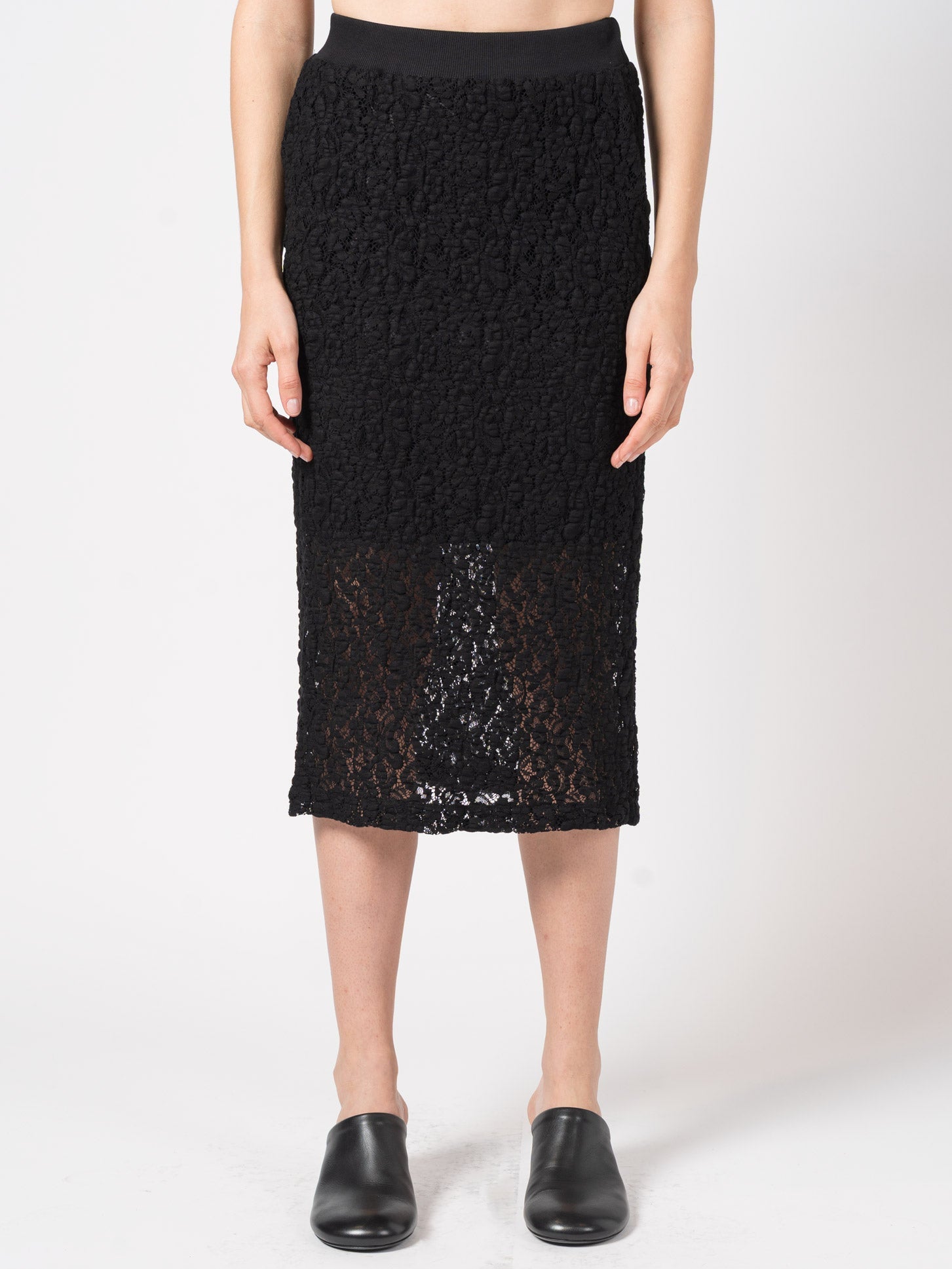 Lace Pencil Skirt - by NOSTRA SANTISSIMA