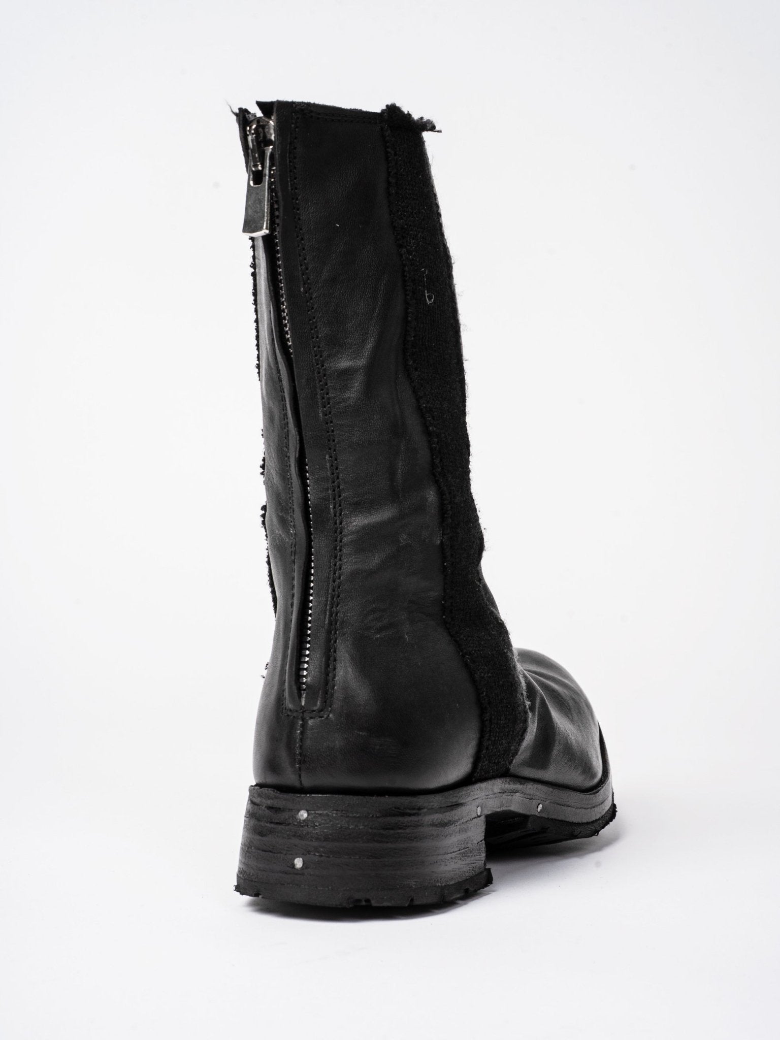 Leather and Wool High Boots - by MD75