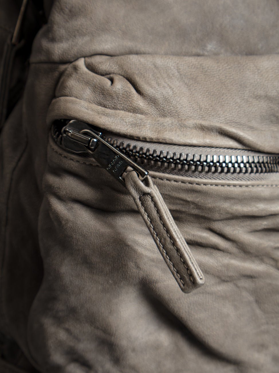 Leather Backpack - by GIORGIO BRATO