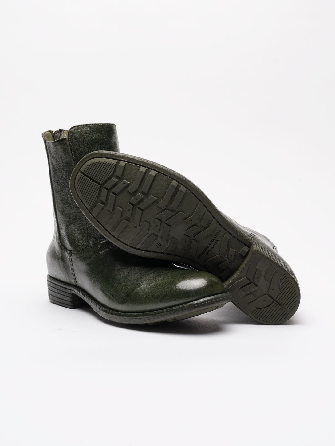 Leather Chelsea Boots - by OFFICINE CREATIVE
