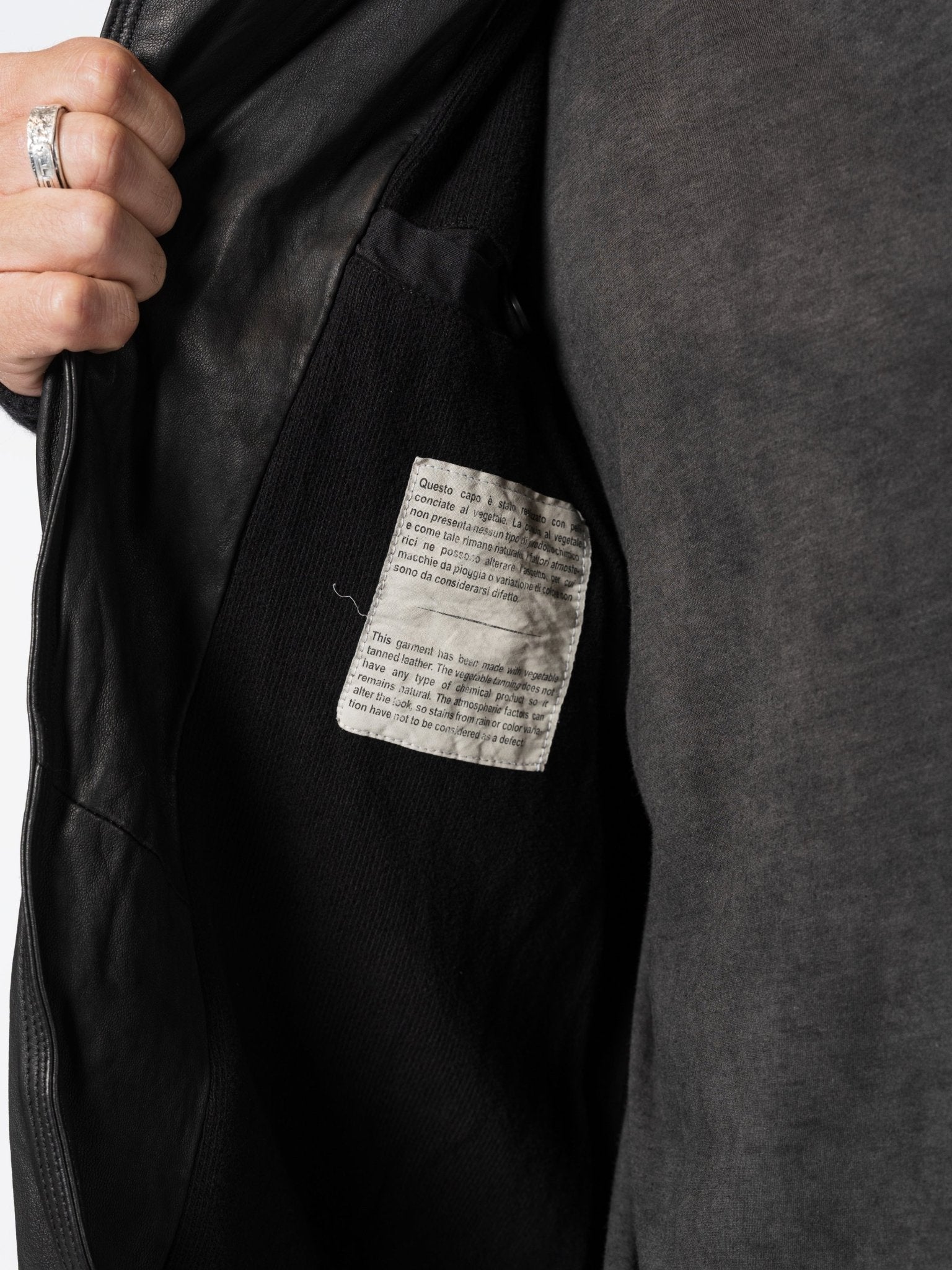 Leather Perfecto Jacket - by GIORGIO BRATO