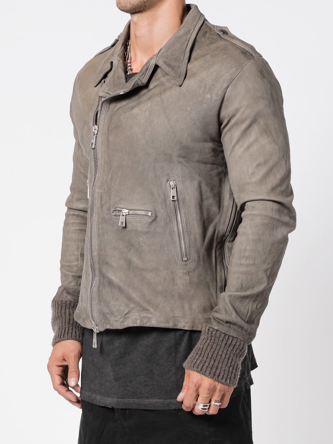 Leather Perfecto Jacket - by GIORGIO BRATO