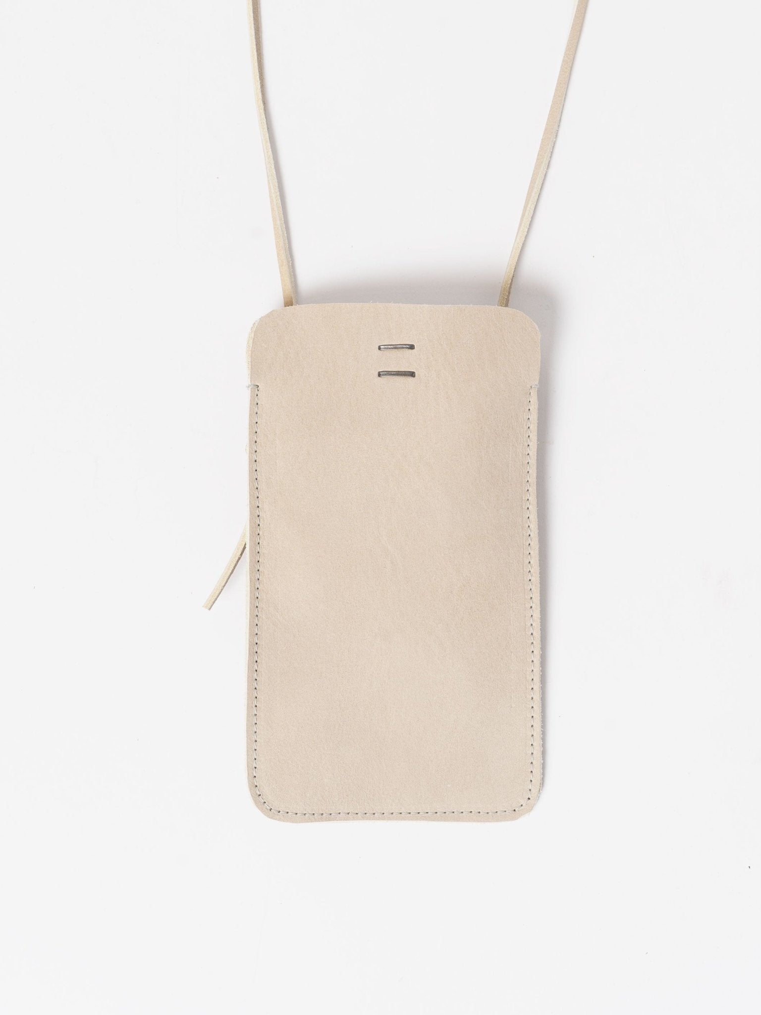 Leather Phone Holder - by DANIELE BASTA