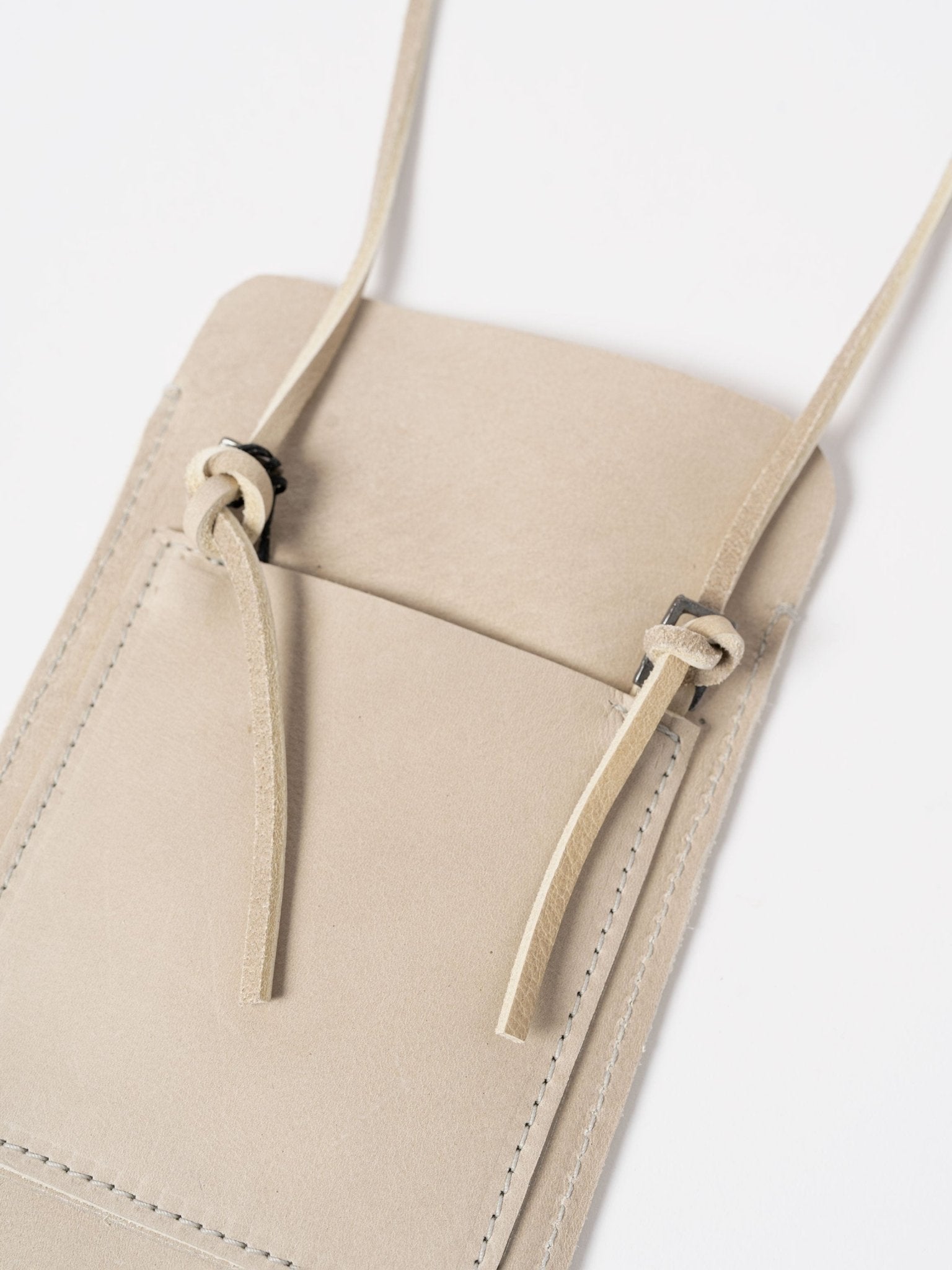 Leather Phone Holder - by DANIELE BASTA