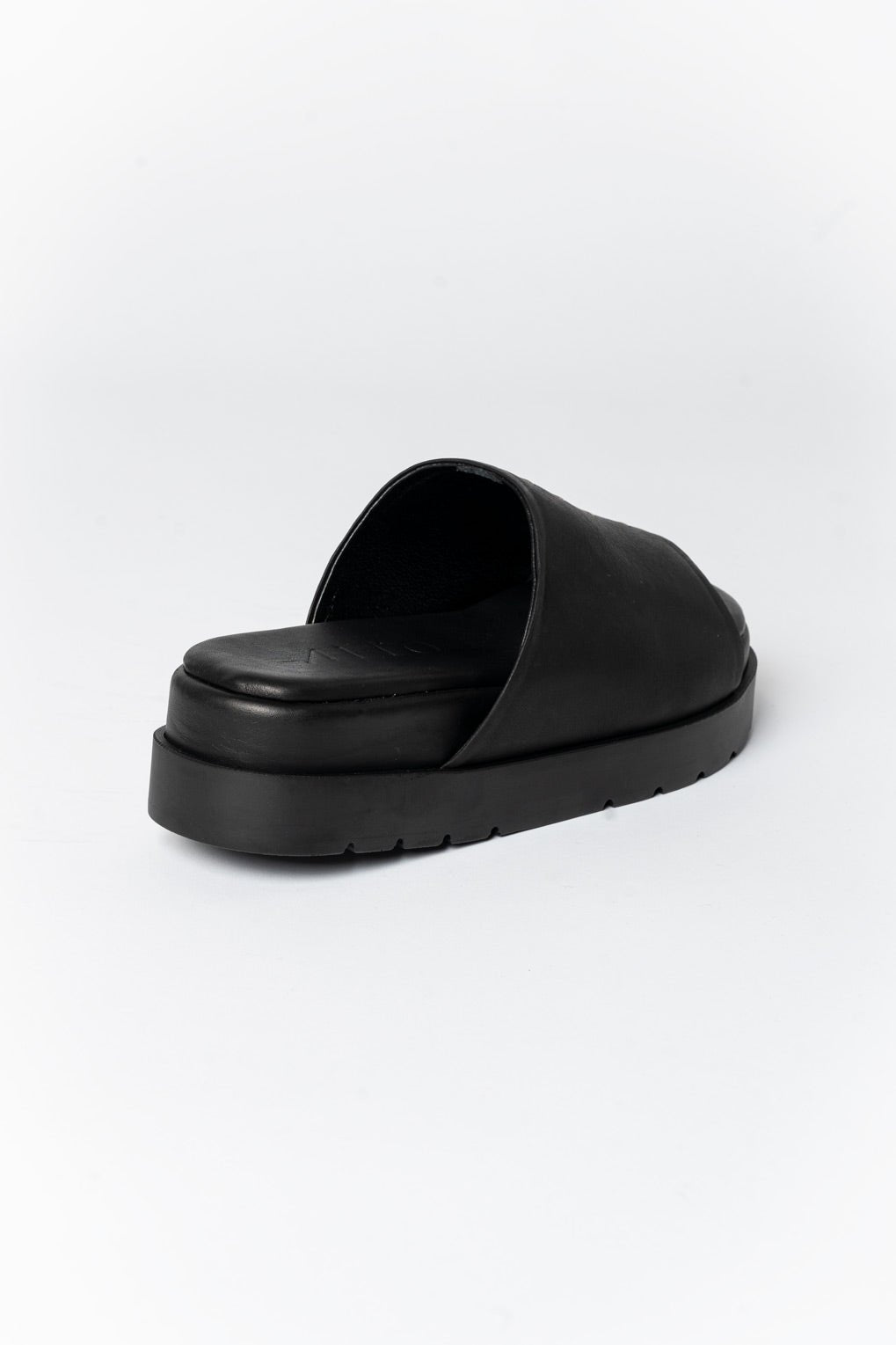 Leather Slide Sandals - by AITO