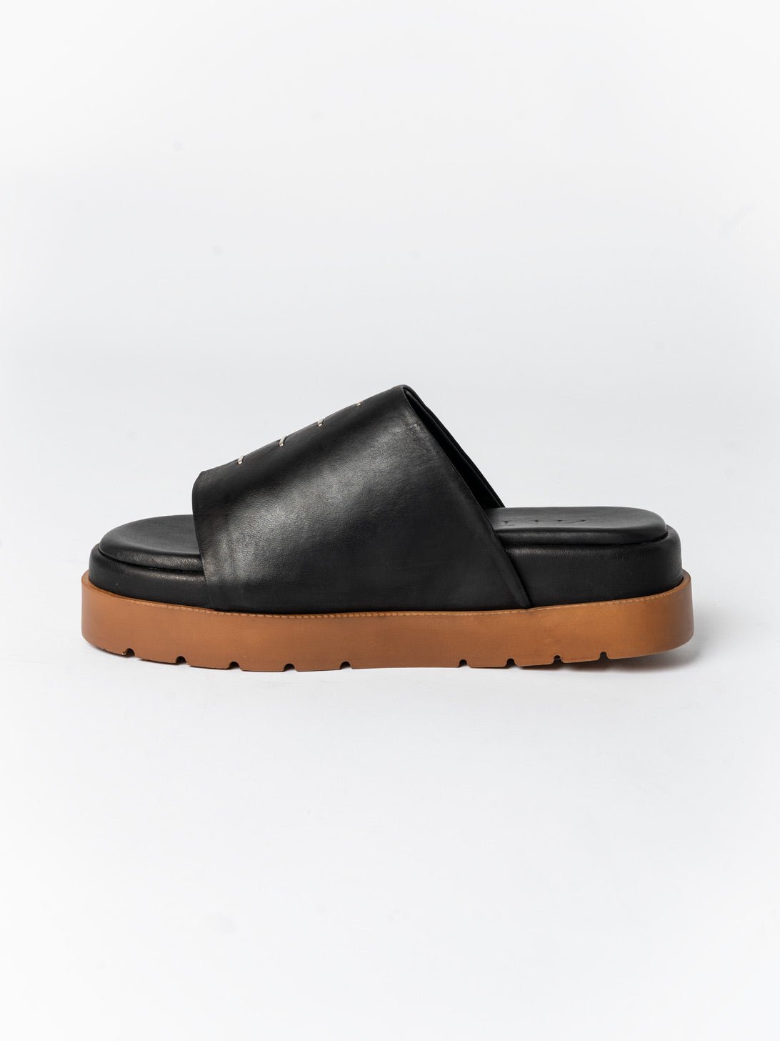 Leather Slide Sandals - by AITO