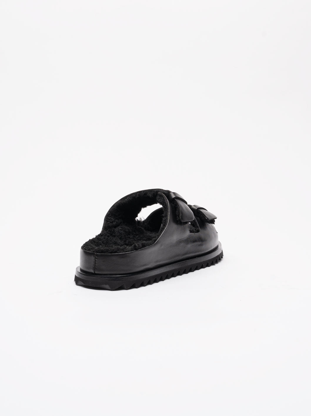 Leather Slide Sandals - by OFFICINE CREATIVE