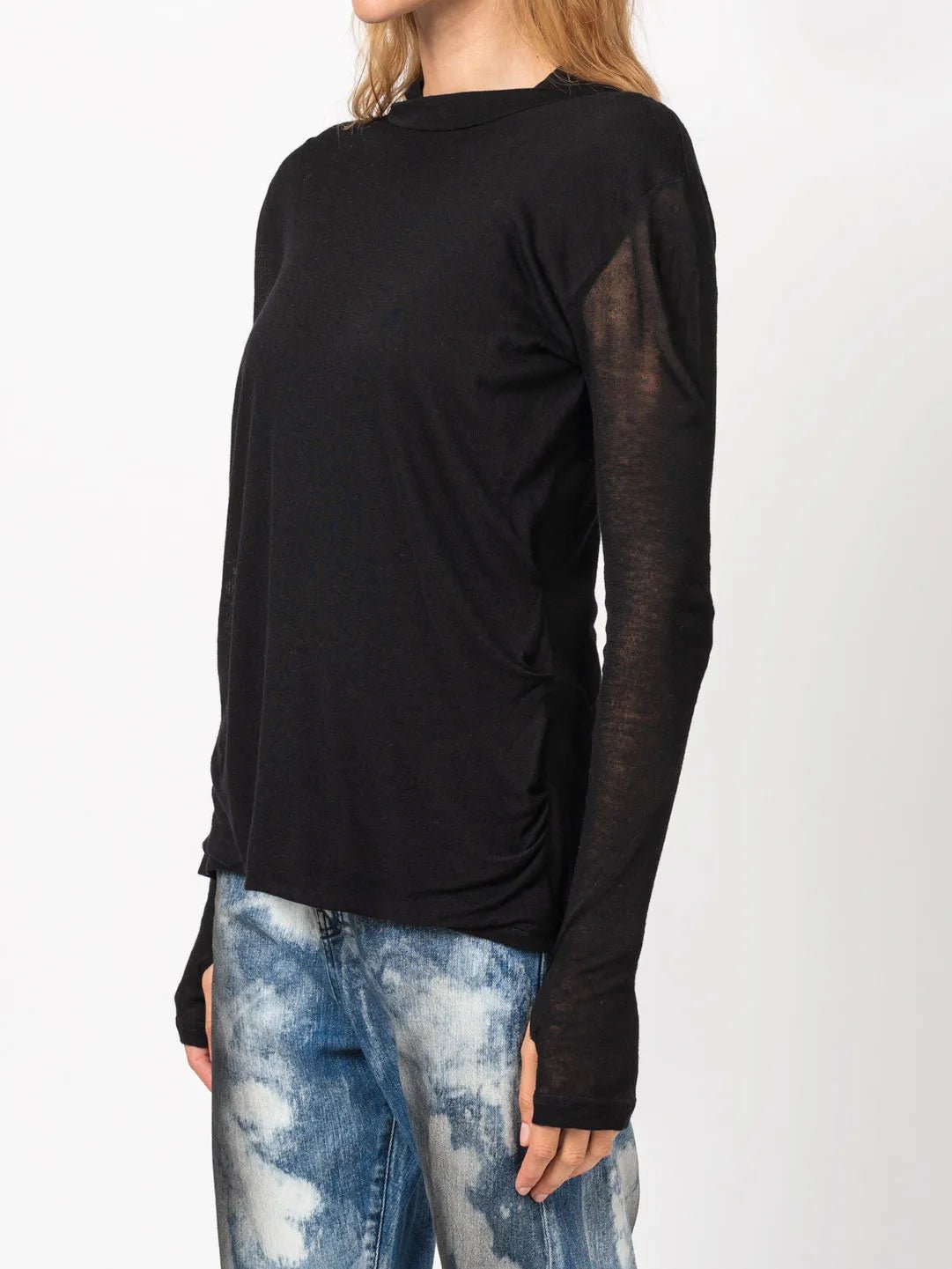 Light High Neck Sweater - by NOSTRA SANTISSIMA