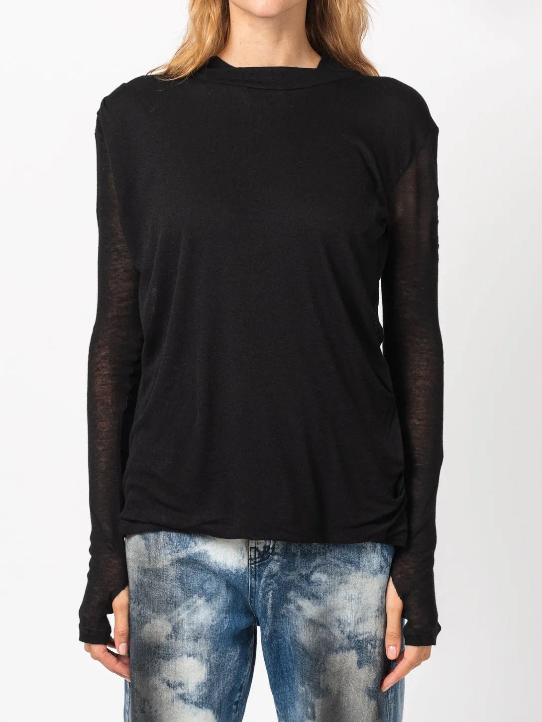 Light High Neck Sweater - by NOSTRA SANTISSIMA