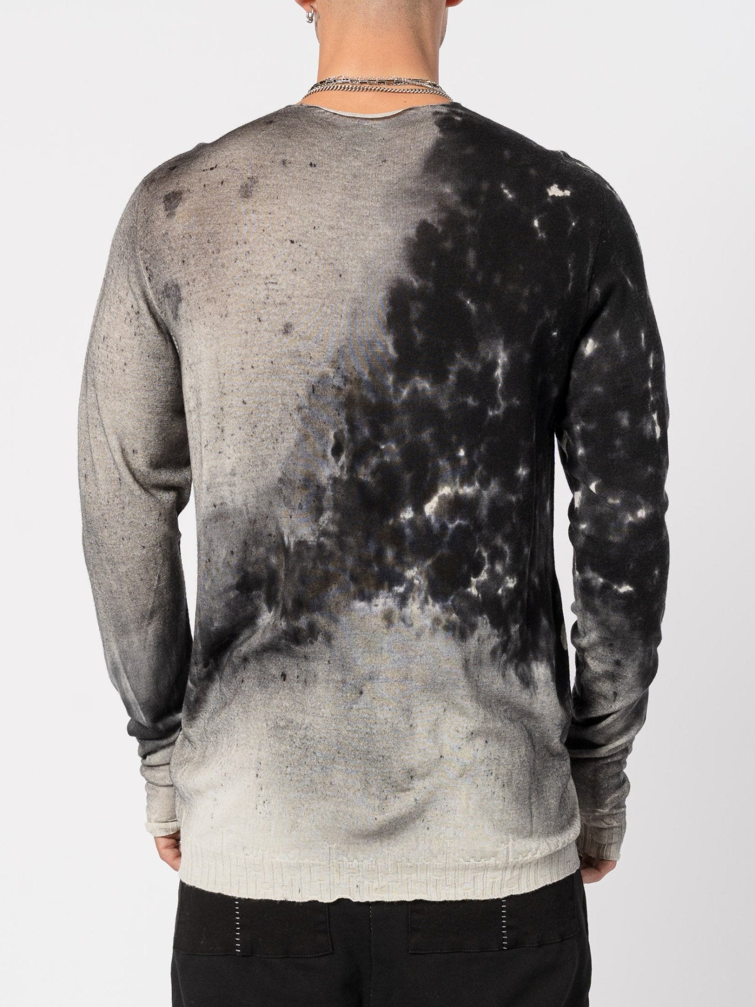 Light Wool Knit with Salt Treatment - by MD75