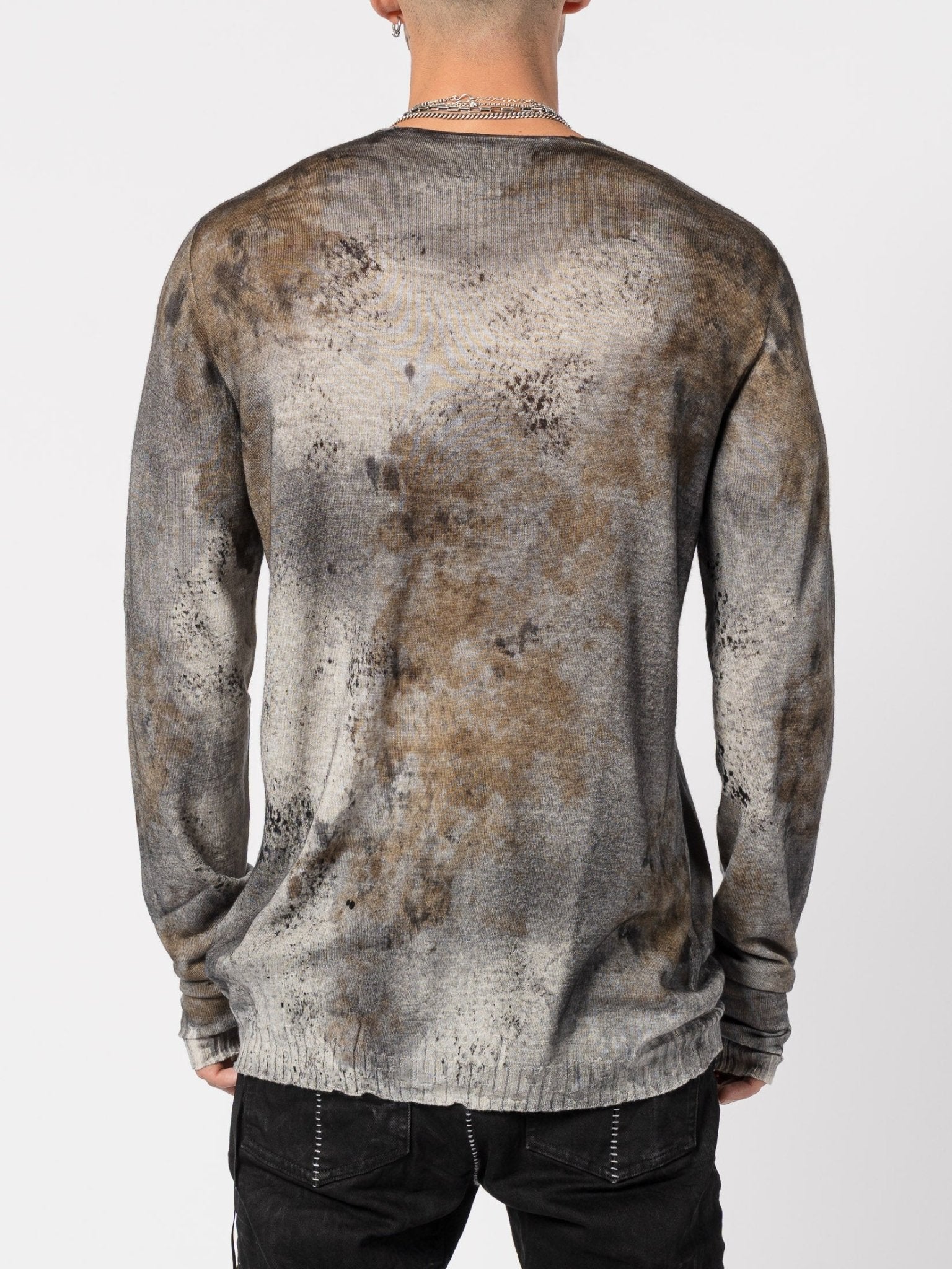 Light Wool Knit with Salt Treatment - by MD75