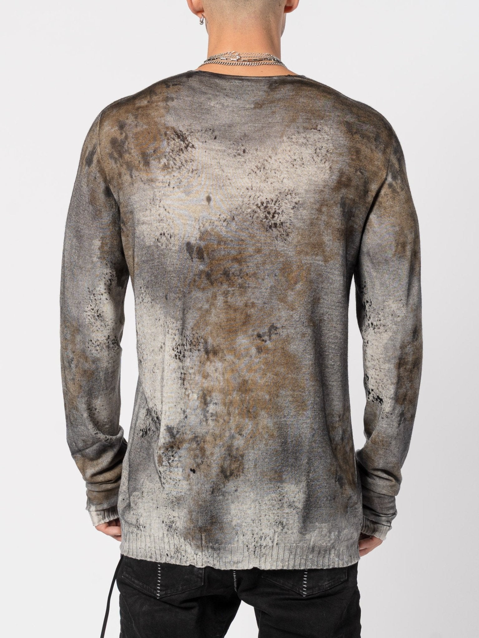 Light Wool Knit with Salt Treatment - by MD75