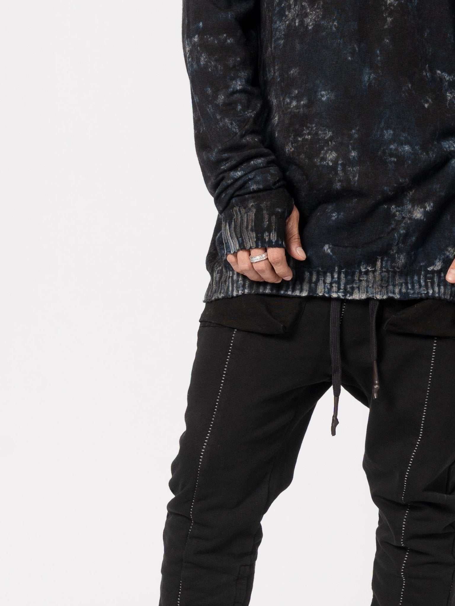 Light Wool Knit with Sponged Dyeing - by MD75