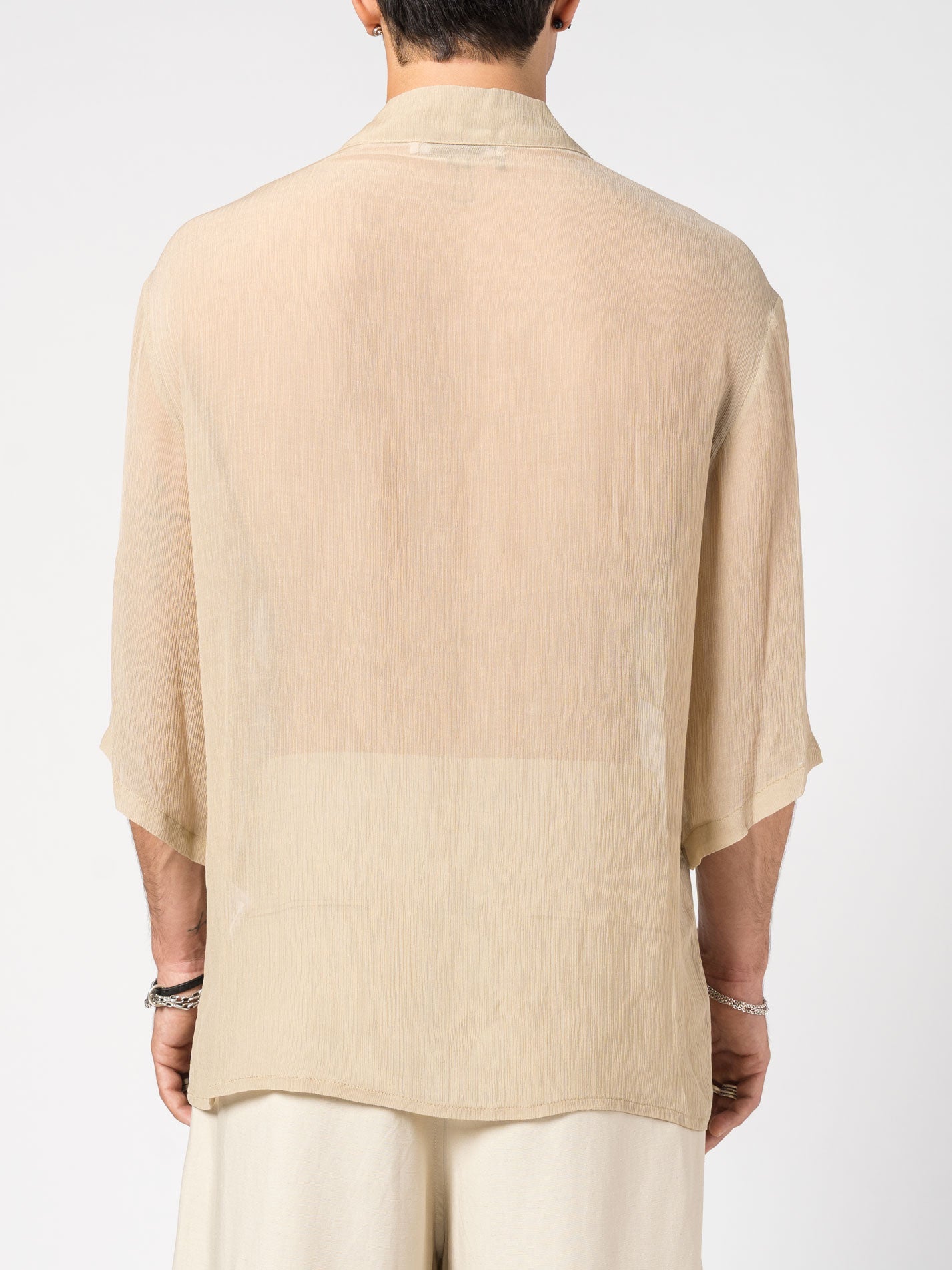 Lightweight Textured Button - Up Shirt - by NOSTRA SANTISSIMA