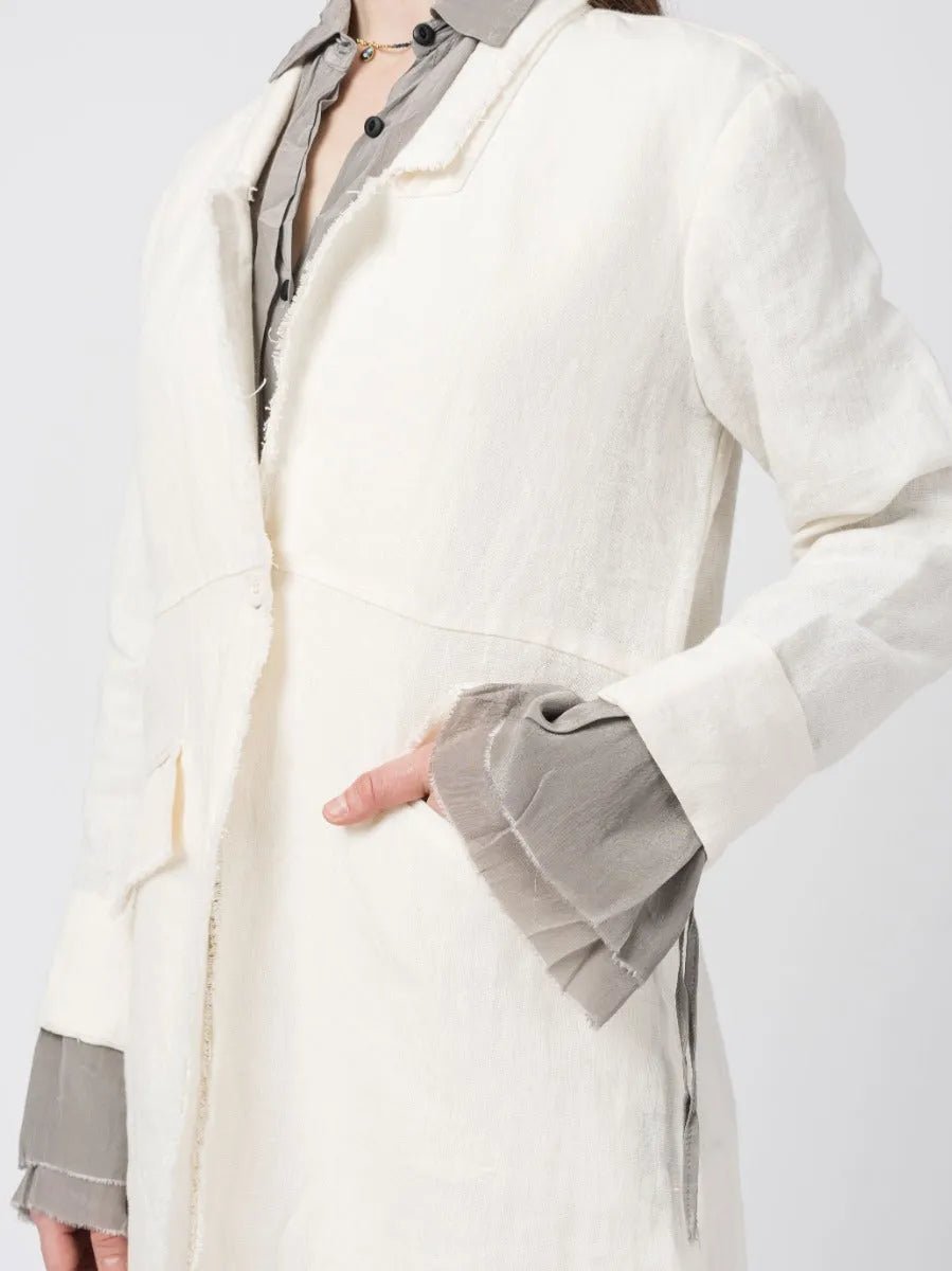 LINEN COAT - by DEVA KANYA