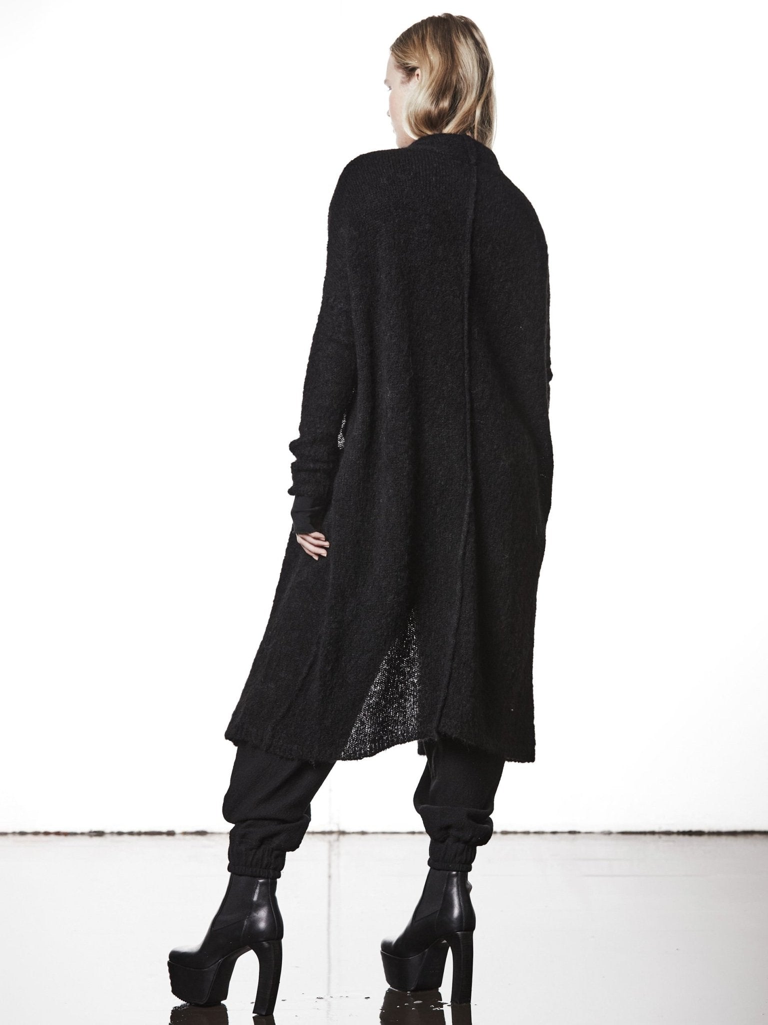 Long Alpaca Cardigan - by THOM KROM