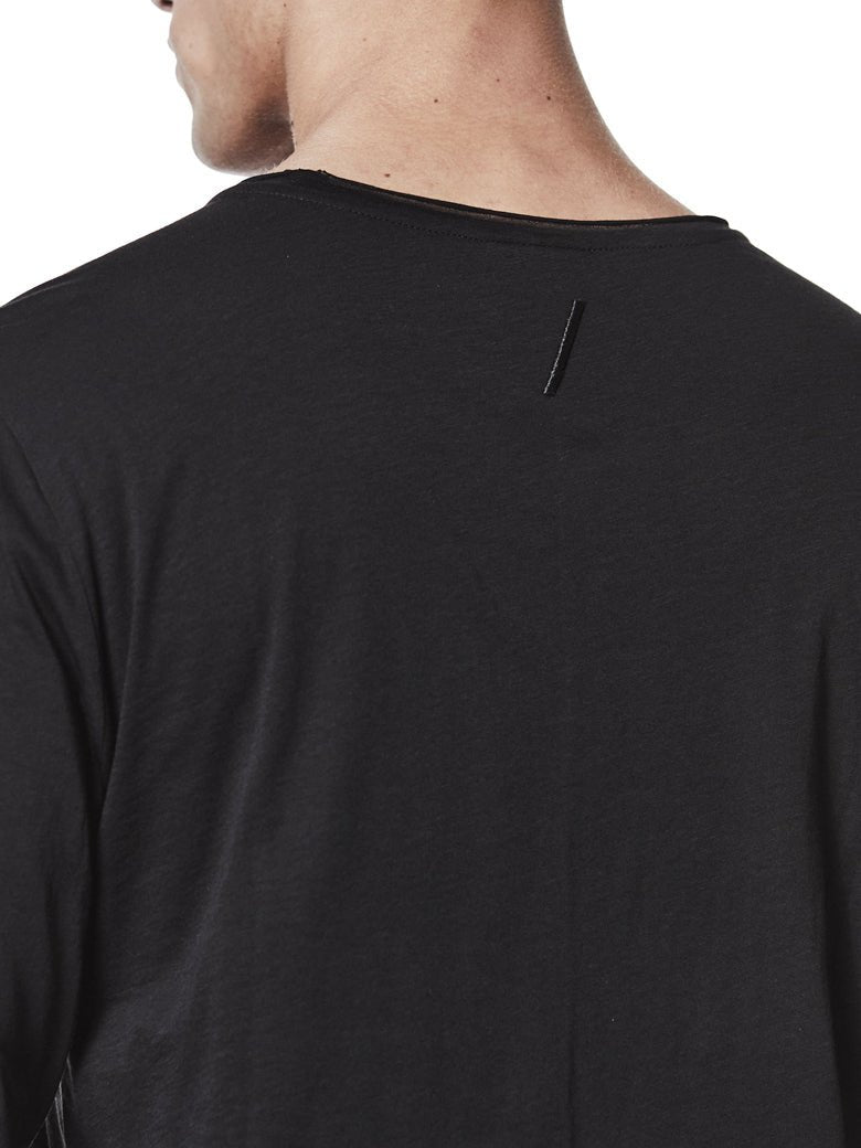 Long Sleeve Cotton T-Shirt - by THOM KROM