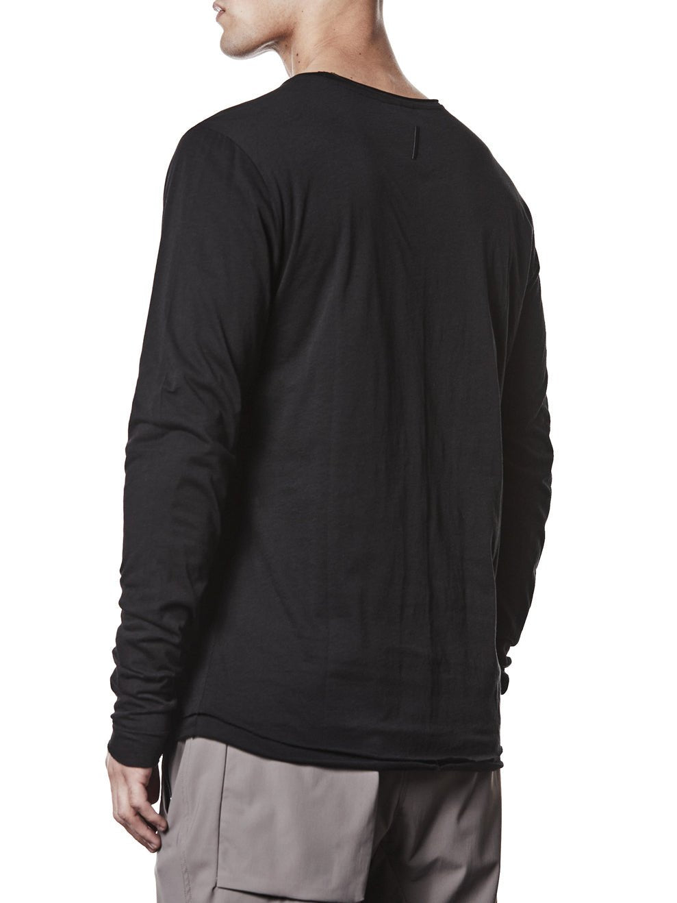 Long Sleeve Cotton T-Shirt - by THOM KROM