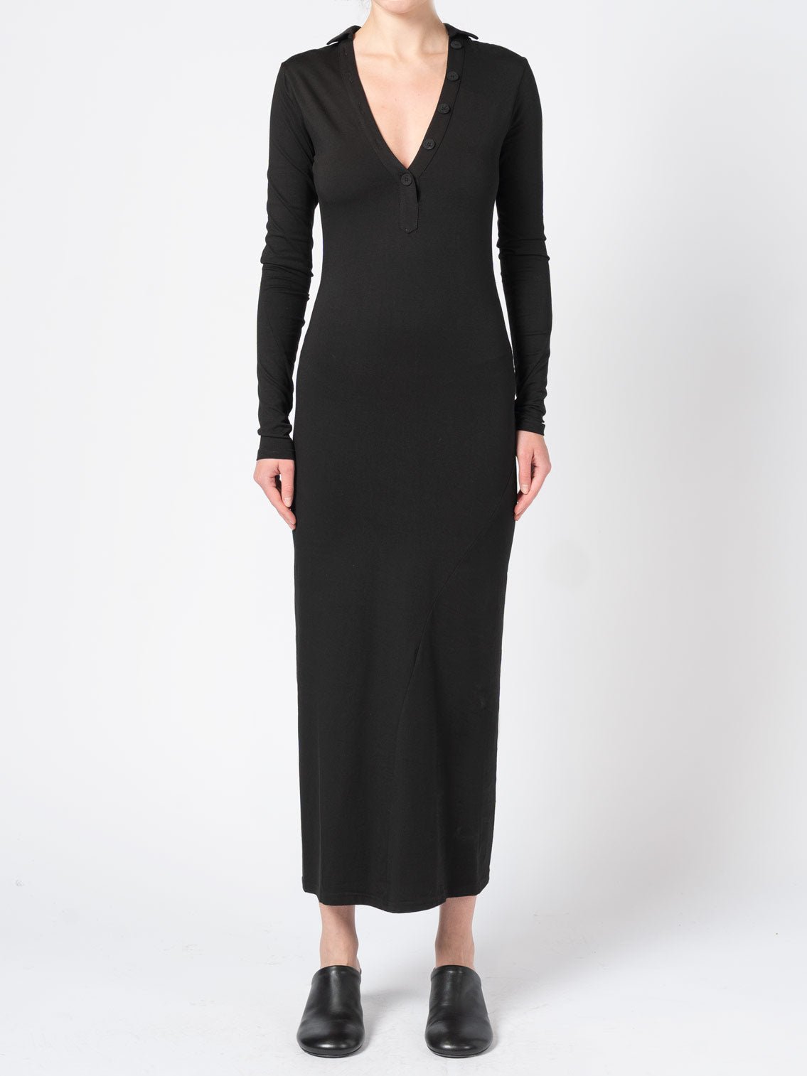Long - Sleeve Maxi Dress - by NOSTRA SANTISSIMA